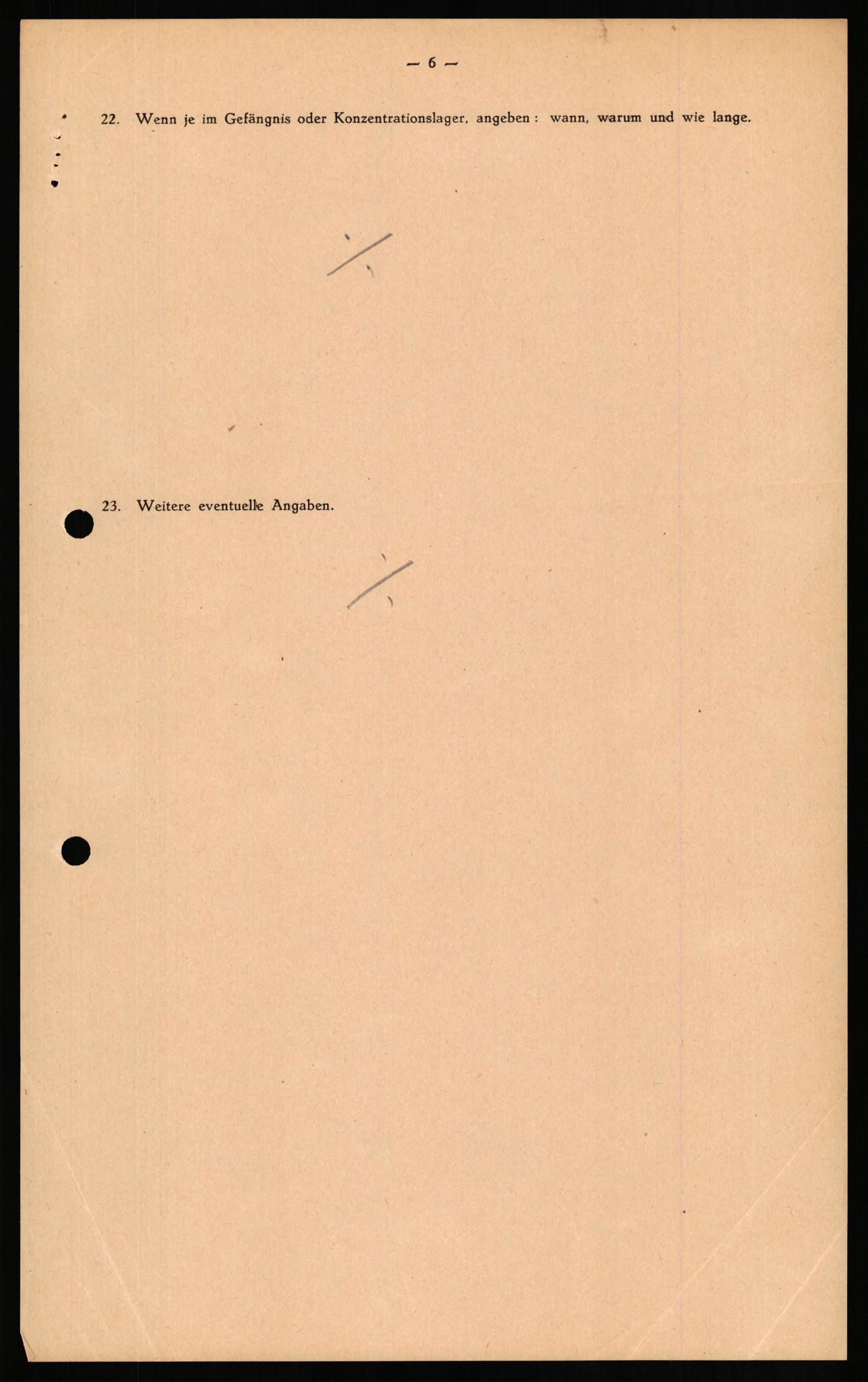Forsvaret, Forsvarets overkommando II, RA/RAFA-3915/D/Db/L0017: CI Questionaires. Tyske okkupasjonsstyrker i Norge. Tyskere., 1945-1946, p. 167