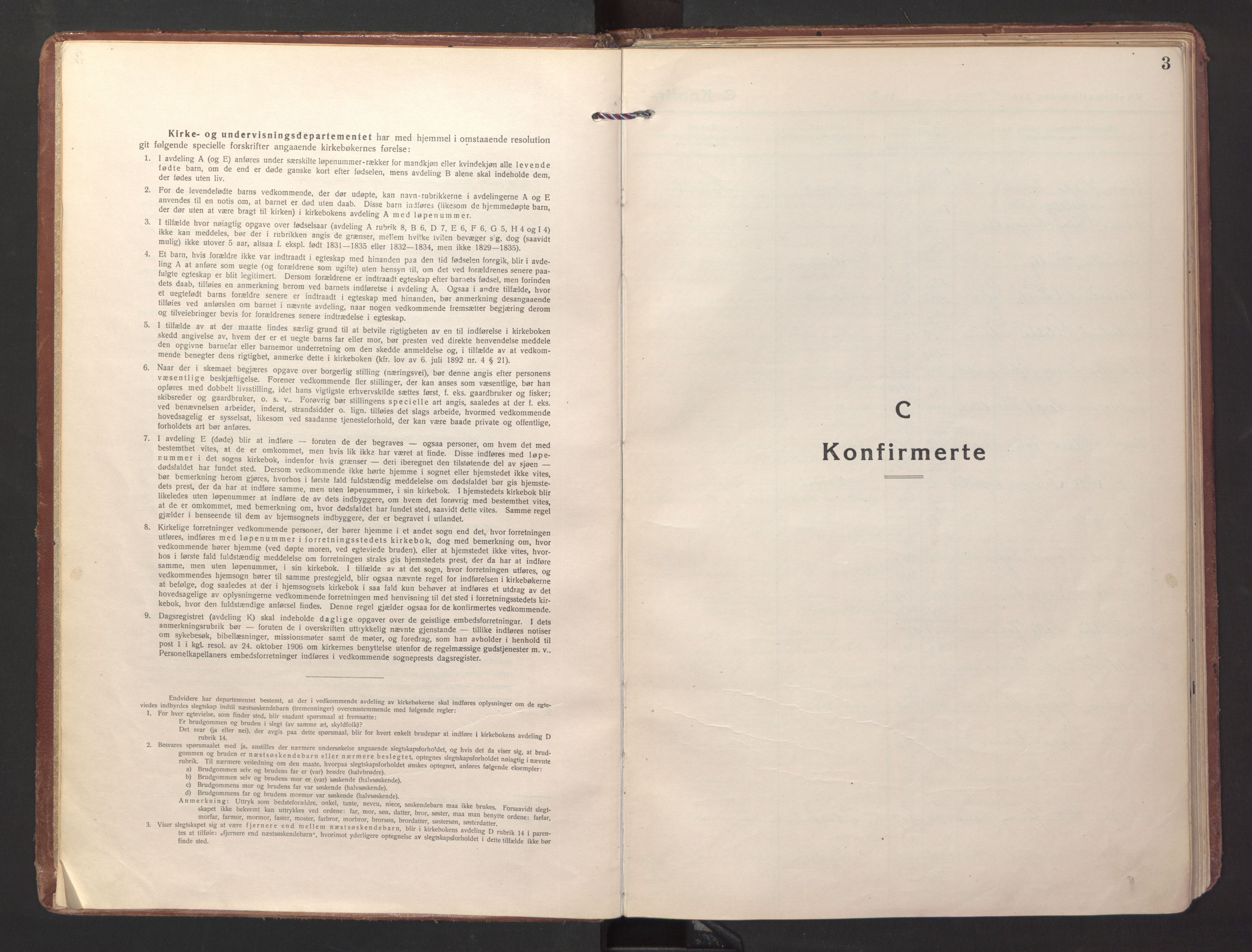 Ministerialprotokoller, klokkerbøker og fødselsregistre - Nordland, SAT/A-1459/871/L1004: Parish register (official) no. 871A20, 1921-1932, p. 3
