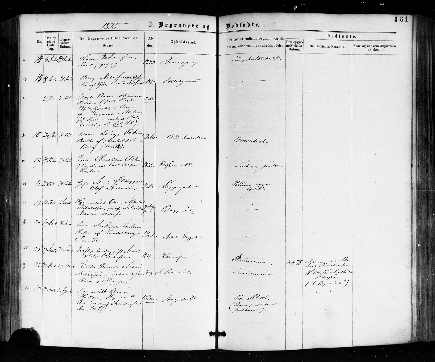 Horten kirkebøker, AV/SAKO-A-348/F/Fa/L0002: Parish register (official) no. 2, 1872-1877, p. 361