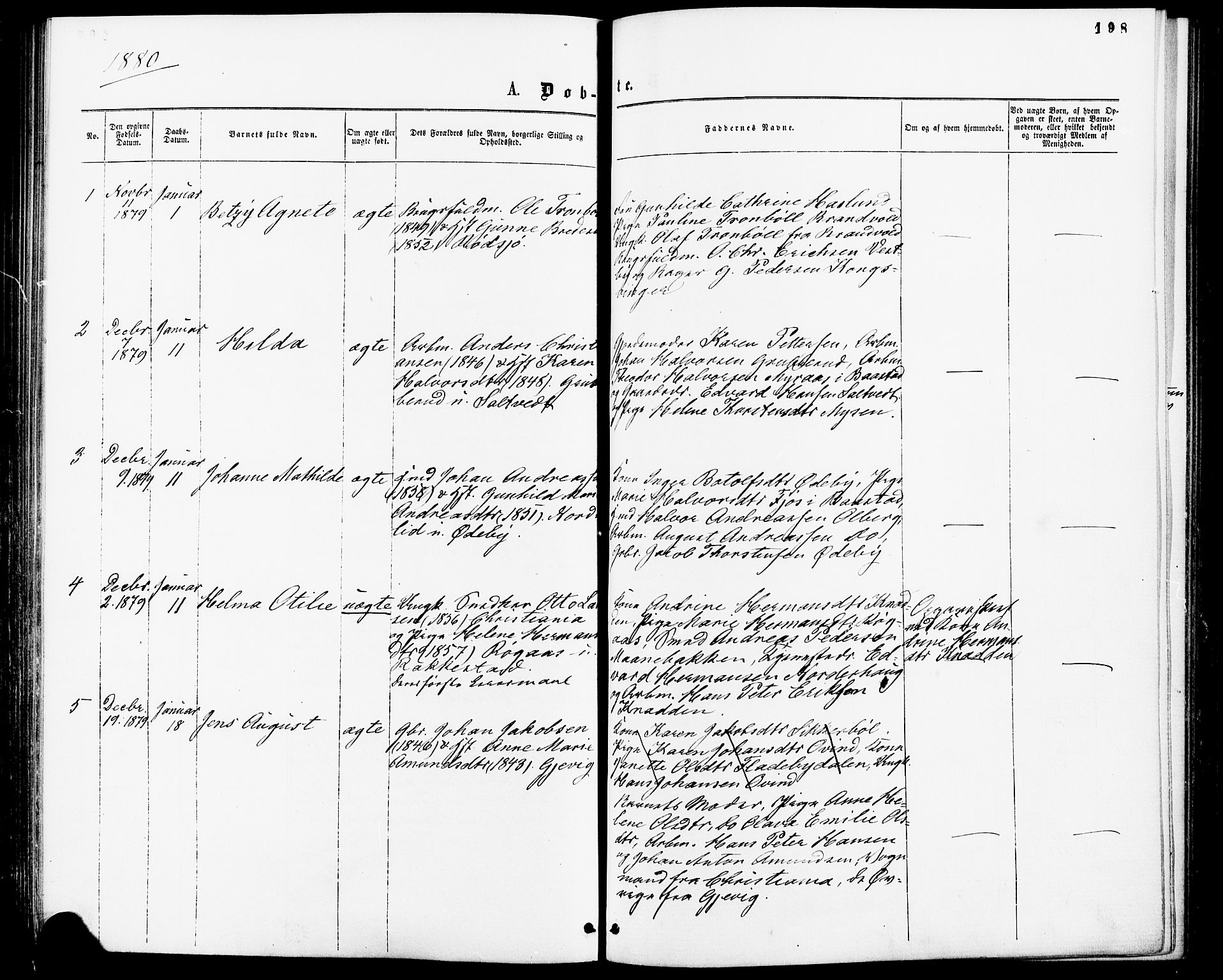 Enebakk prestekontor Kirkebøker, SAO/A-10171c/F/Fa/L0011: Parish register (official) no. I 11, 1862-1882, p. 198