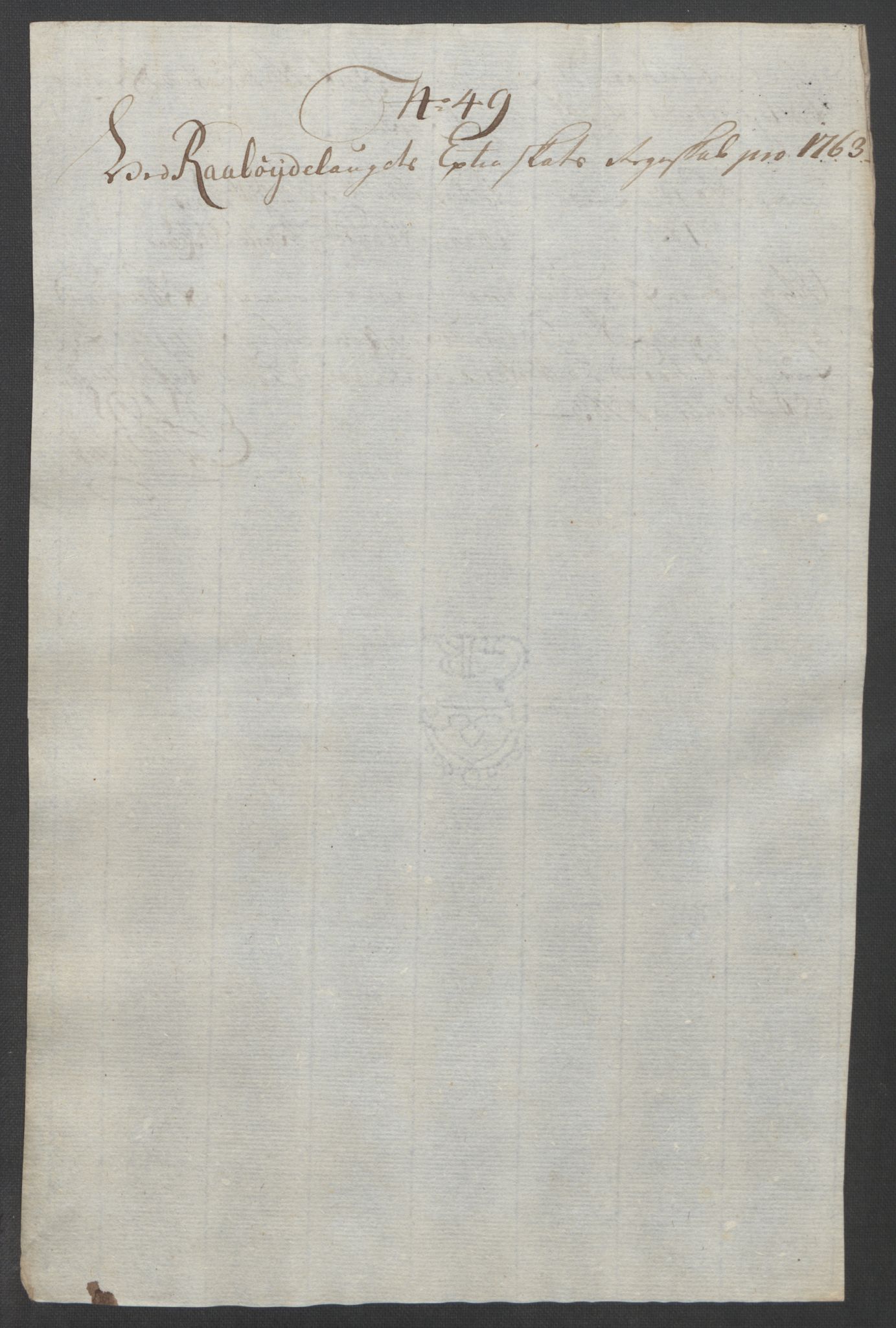 Rentekammeret inntil 1814, Reviderte regnskaper, Fogderegnskap, AV/RA-EA-4092/R40/L2517: Ekstraskatten Råbyggelag, 1762-1763, p. 398