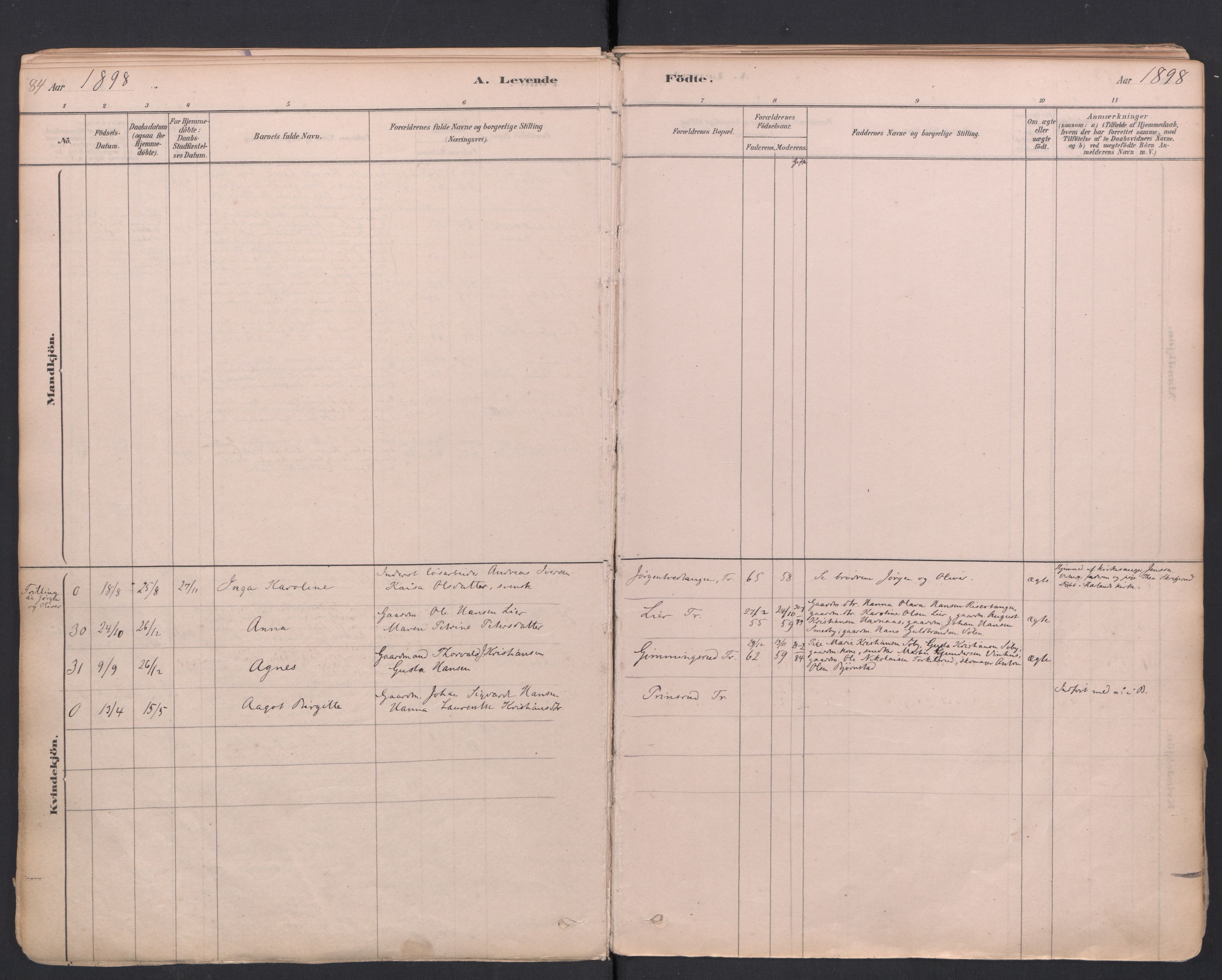 Trøgstad prestekontor Kirkebøker, AV/SAO-A-10925/F/Fa/L0010: Parish register (official) no. I 10, 1878-1898, p. 84