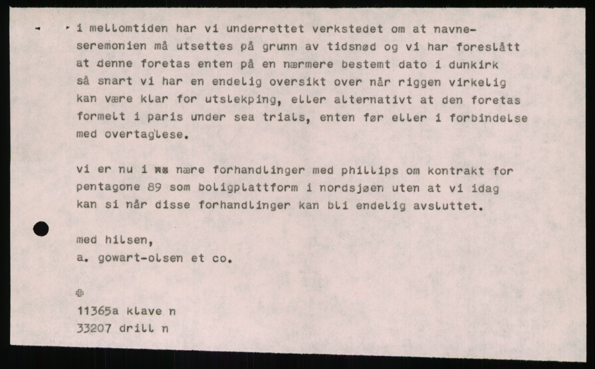 Pa 1503 - Stavanger Drilling AS, AV/SAST-A-101906/A/Ab/Abc/L0006: Styrekorrespondanse Stavanger Drilling II A/S, 1974-1977, p. 228