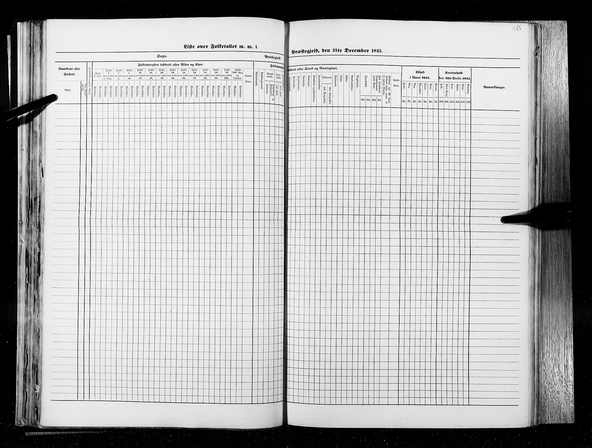 RA, Census 1845, vol. 9B: Nordland amt, 1845, p. 285