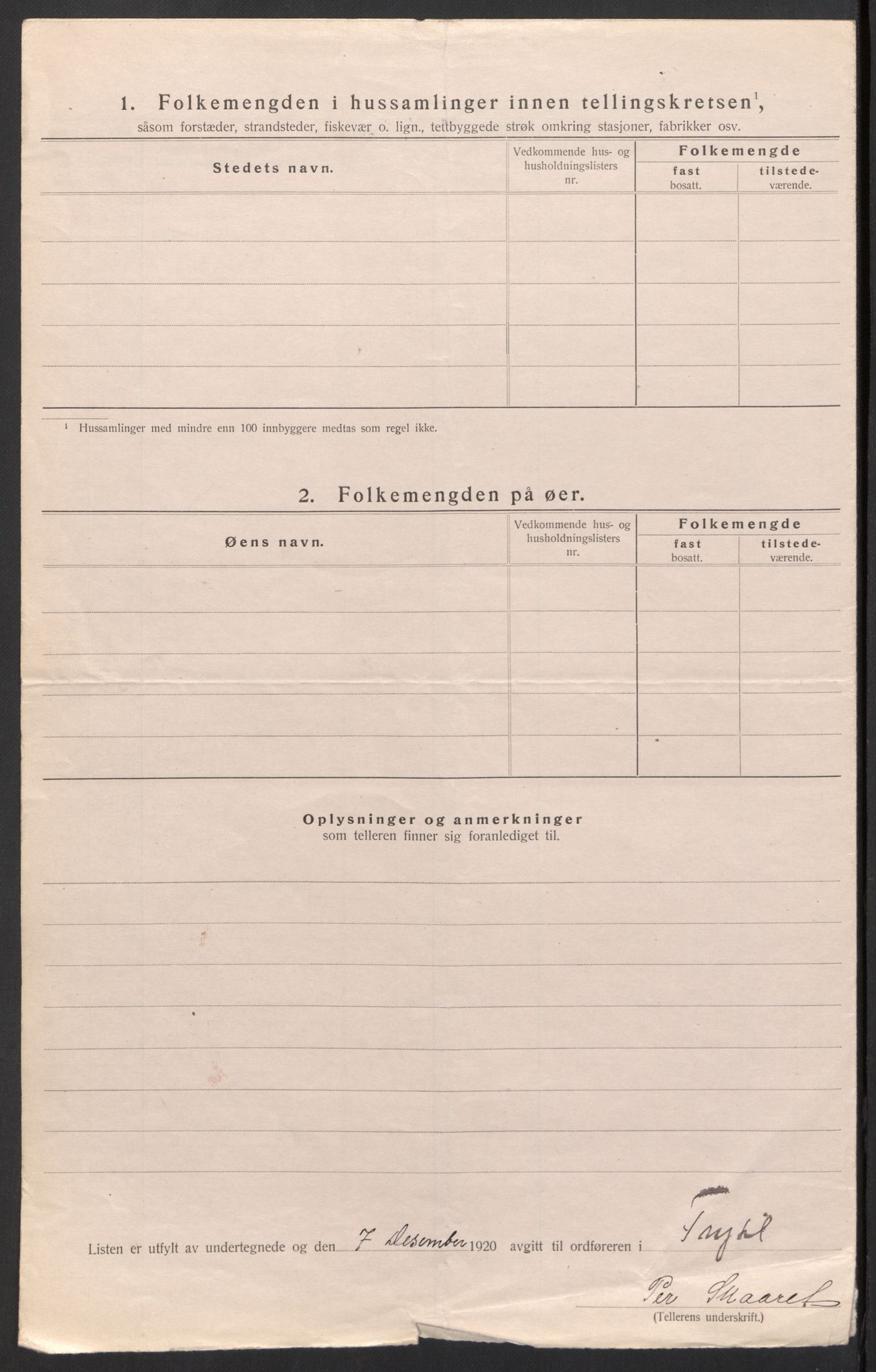 SAH, 1920 census for Trysil, 1920, p. 32