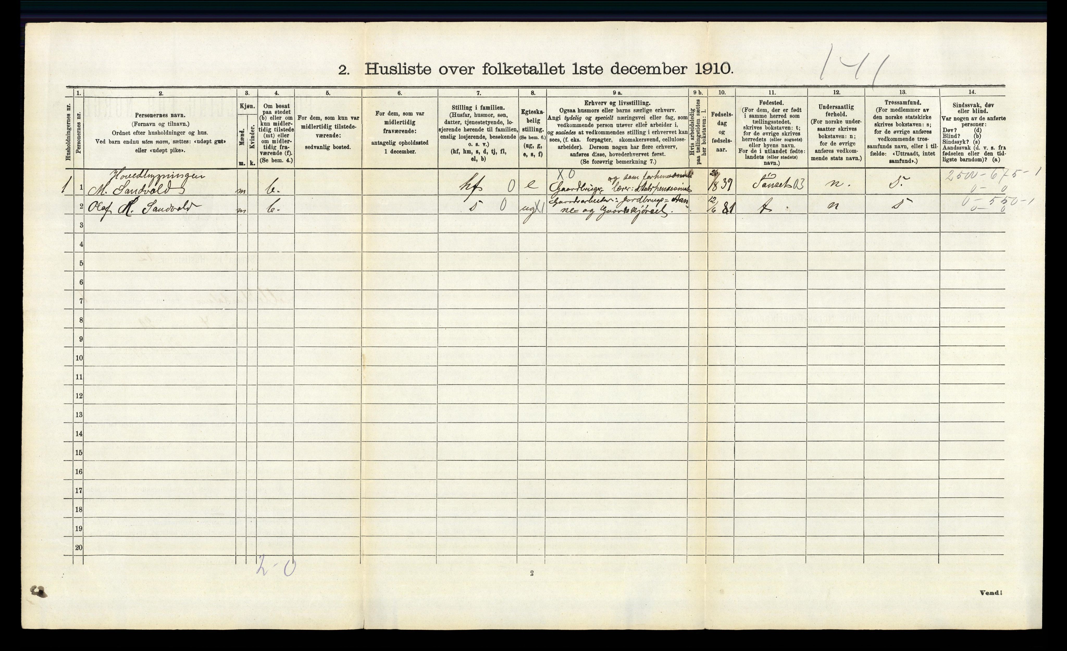 RA, 1910 census for Lille Elvedalen, 1910, p. 572