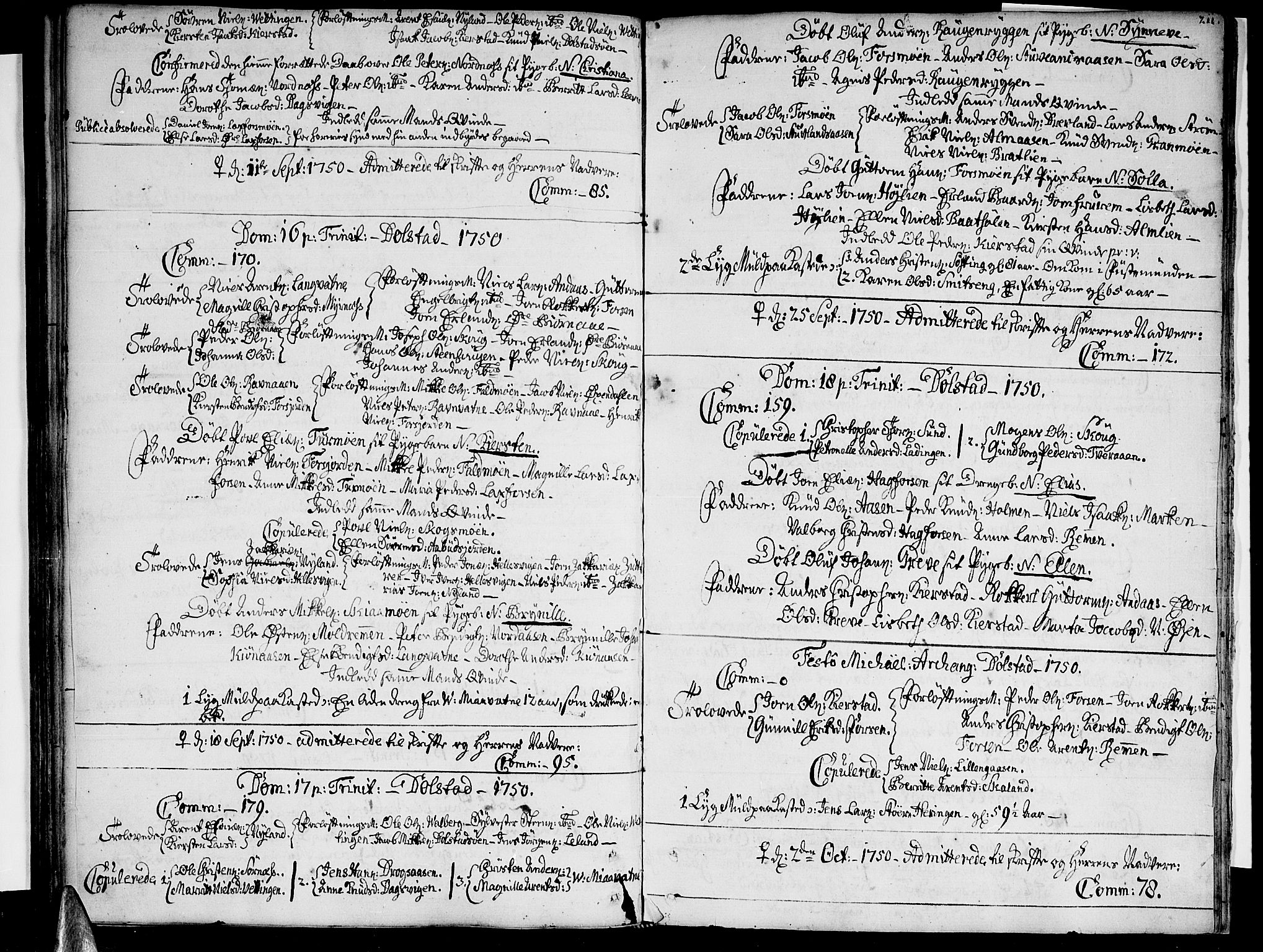 Ministerialprotokoller, klokkerbøker og fødselsregistre - Nordland, AV/SAT-A-1459/820/L0284: Parish register (official) no. 820A05, 1730-1752, p. 211