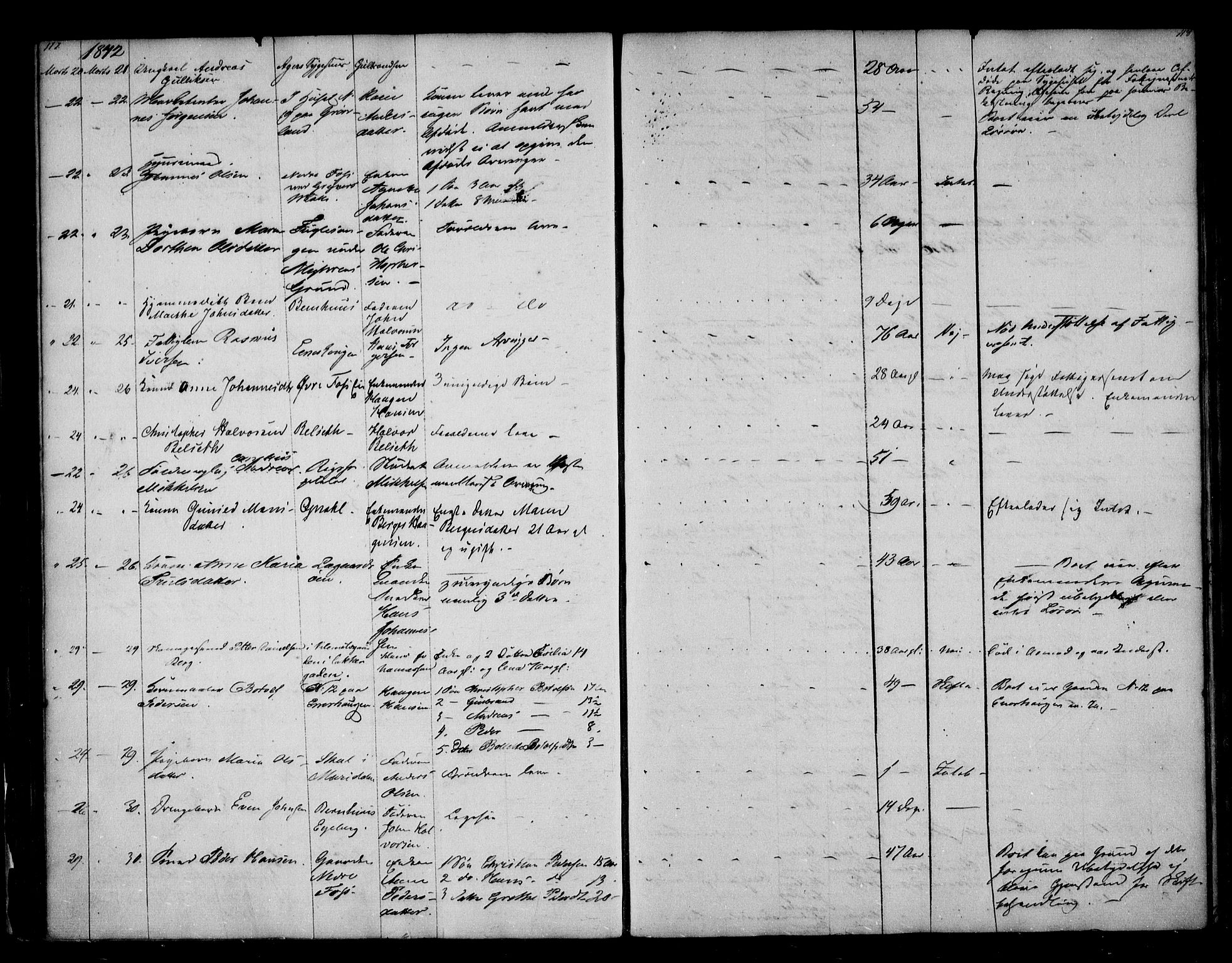 Aker sorenskriveri, SAO/A-10895/H/Ha/Haa/L0002: Dødsanmeldelsesprotokoll, 1839-1850, p. 117-118
