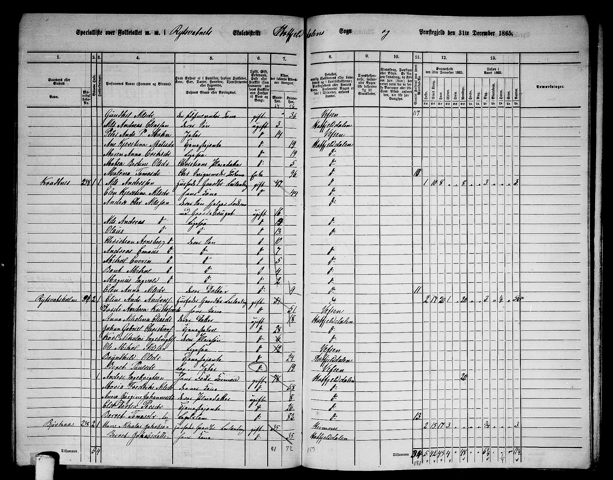 RA, 1865 census for Hattfjelldal, 1865, p. 41