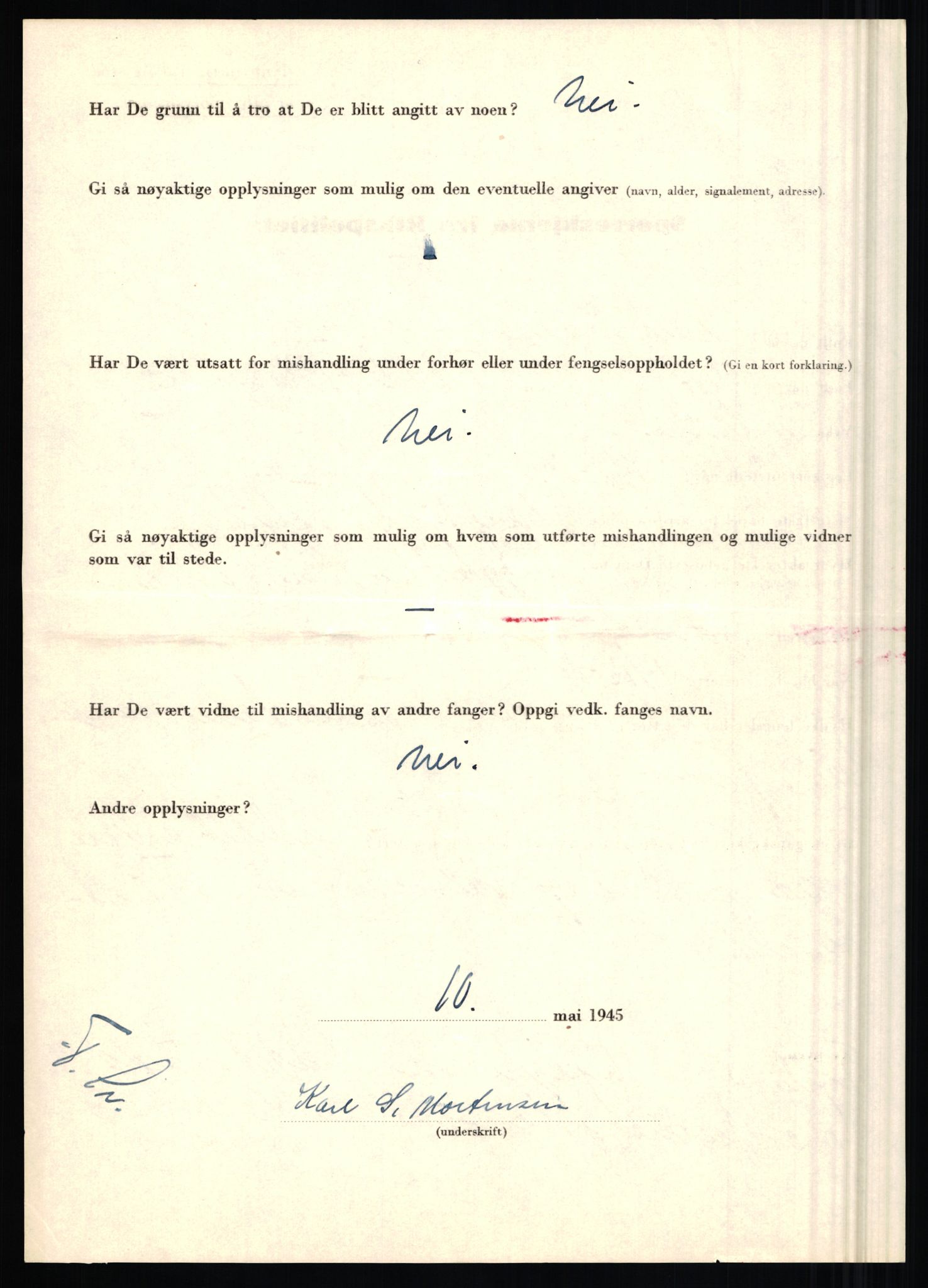 Rikspolitisjefen, AV/RA-S-1560/L/L0012: Mogensen, Øivind - Noraas, Lars, 1940-1945, p. 108