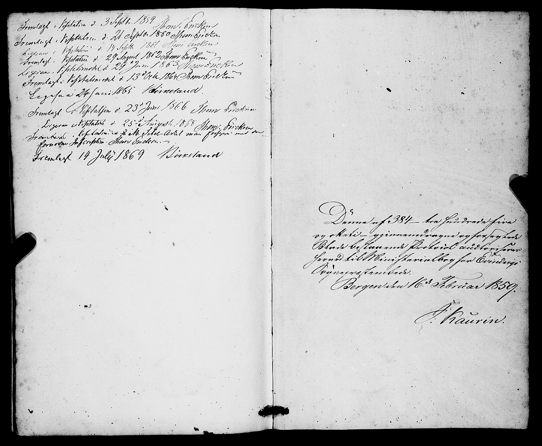 Gulen sokneprestembete, SAB/A-80201/H/Haa/Haaa/L0022: Parish register (official) no. A 22, 1859-1869, p. 385