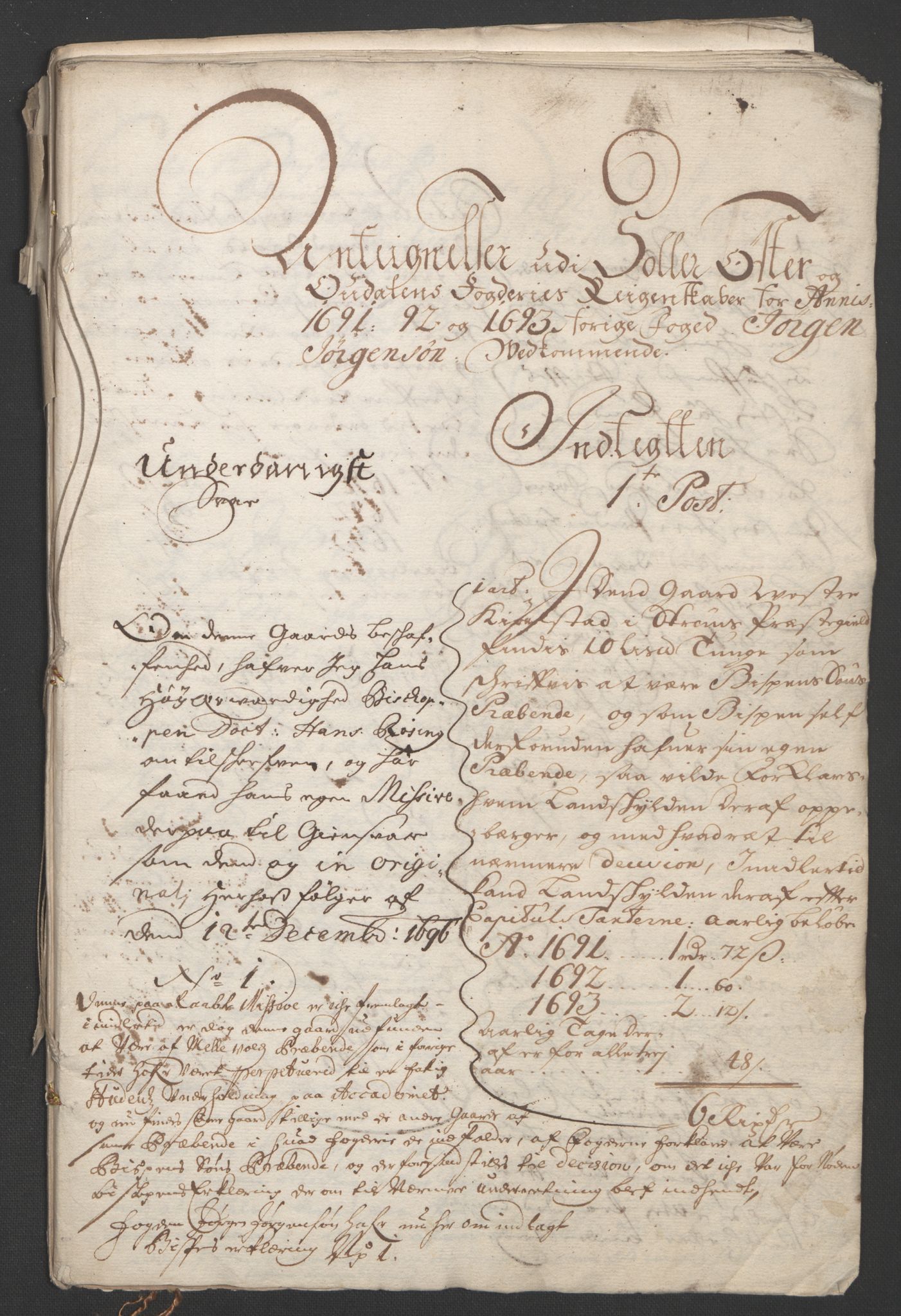 Rentekammeret inntil 1814, Reviderte regnskaper, Fogderegnskap, RA/EA-4092/R13/L0831: Fogderegnskap Solør, Odal og Østerdal, 1693, p. 365