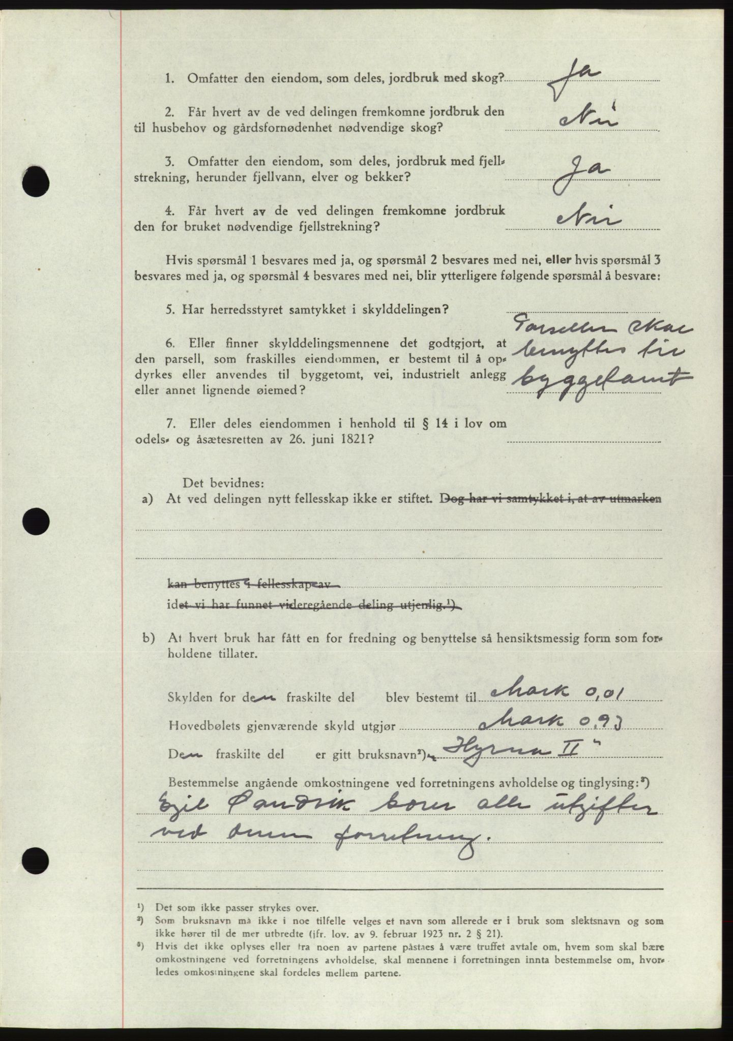 Søre Sunnmøre sorenskriveri, SAT/A-4122/1/2/2C/L0076: Mortgage book no. 2A, 1943-1944, Diary no: : 987/1944