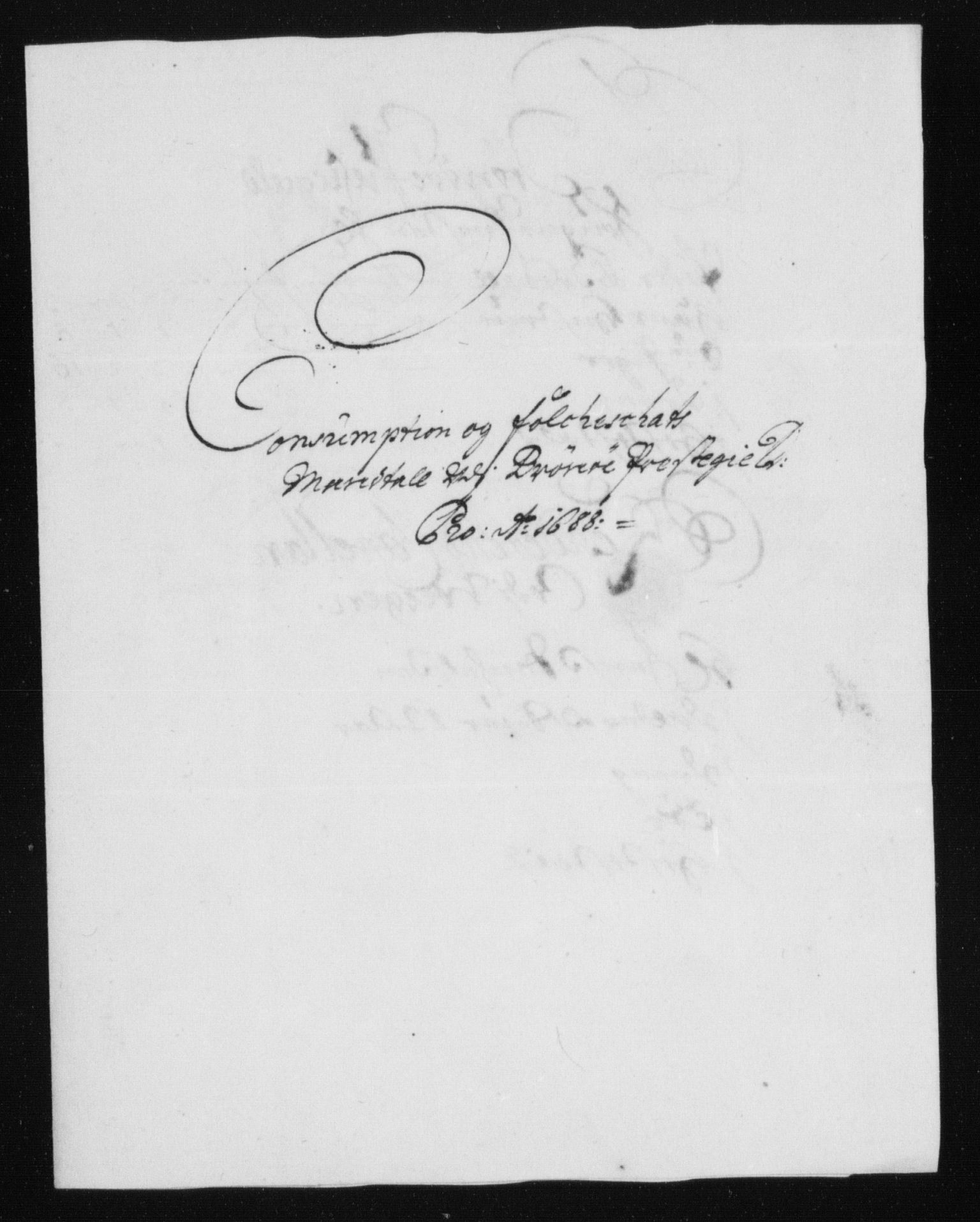 Rentekammeret inntil 1814, Reviderte regnskaper, Stiftamtstueregnskaper, Trondheim stiftamt og Nordland amt, AV/RA-EA-6044/R/Rh/L0011: Nordland amt, 1688