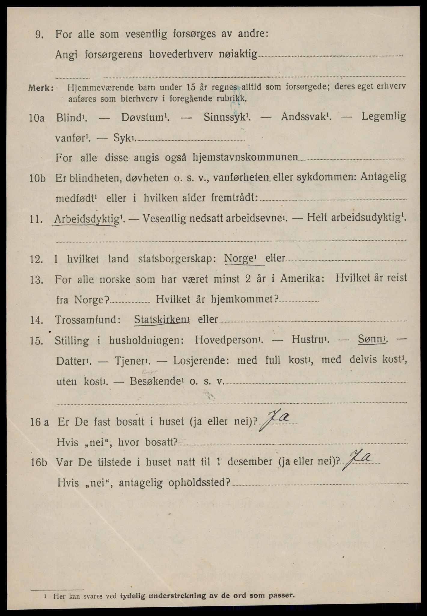 SAT, 1920 census for Hjørundfjord, 1920, p. 4484