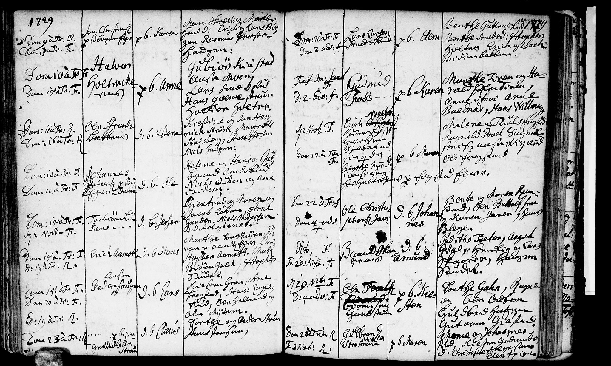 Fet prestekontor Kirkebøker, AV/SAO-A-10370a/F/Fa/L0001: Parish register (official) no. I 1, 1716-1751, p. 88