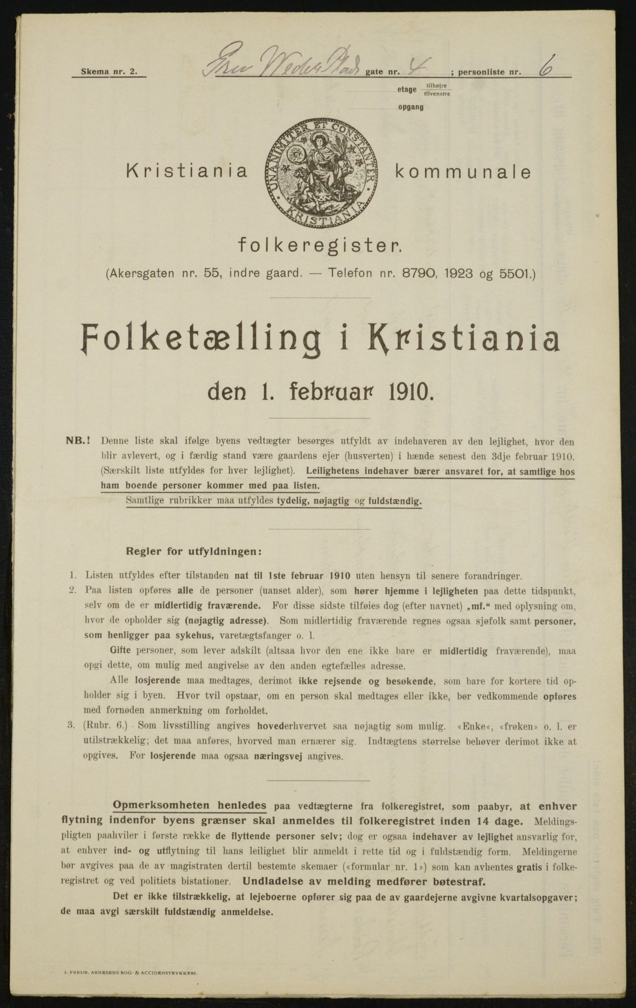 OBA, Municipal Census 1910 for Kristiania, 1910, p. 28391