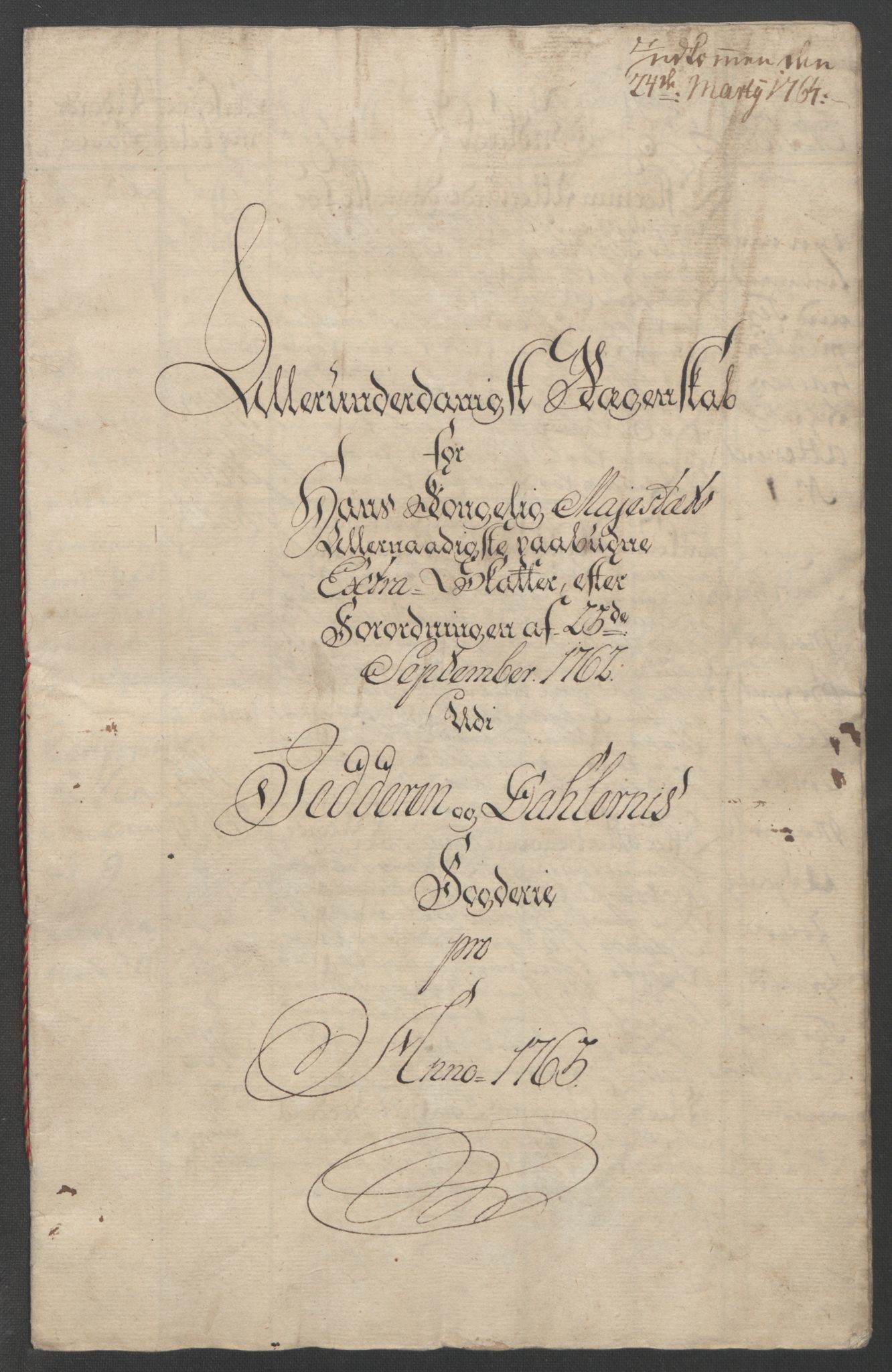 Rentekammeret inntil 1814, Reviderte regnskaper, Fogderegnskap, RA/EA-4092/R46/L2835: Ekstraskatten Jæren og Dalane, 1762-1764, p. 49
