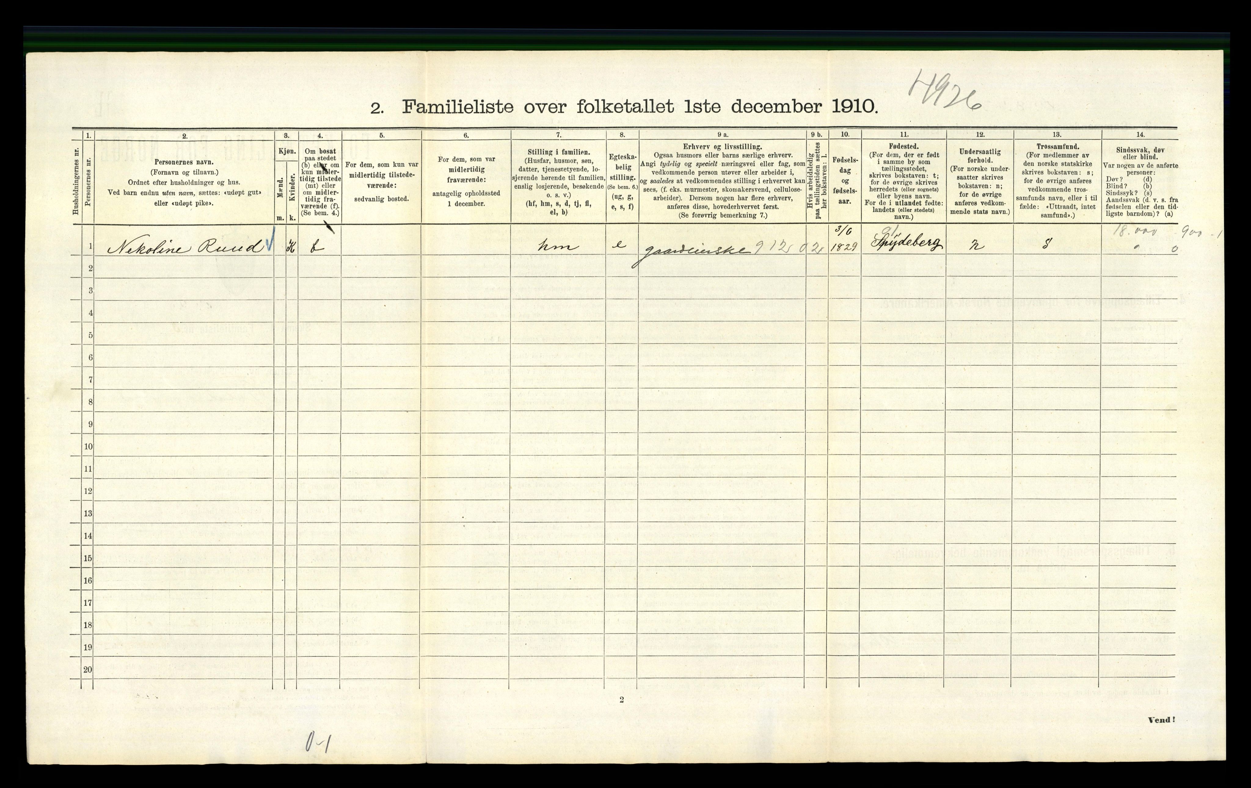 RA, 1910 census for Kristiania, 1910, p. 23842