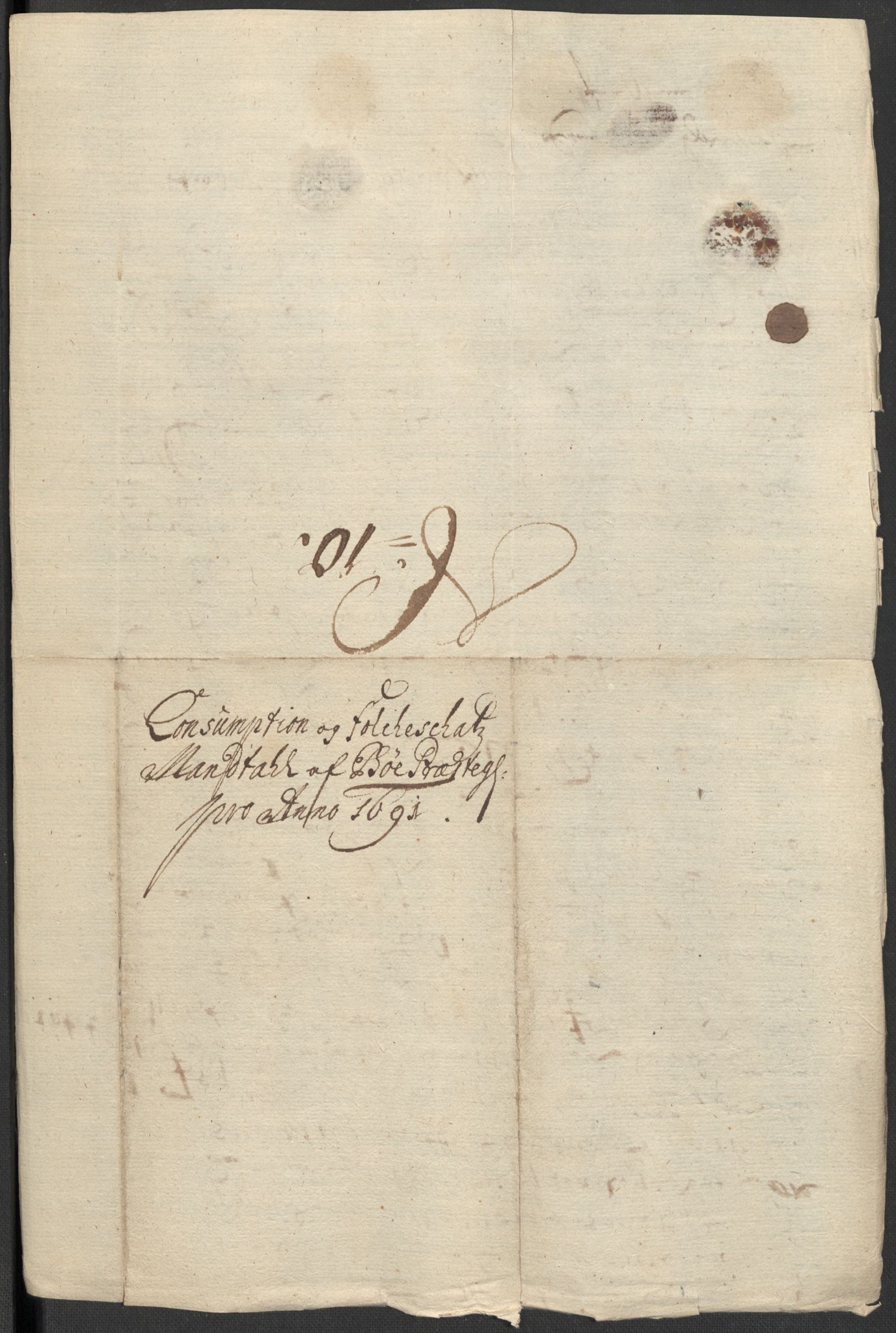 Rentekammeret inntil 1814, Reviderte regnskaper, Fogderegnskap, AV/RA-EA-4092/R35/L2089: Fogderegnskap Øvre og Nedre Telemark, 1690-1692, p. 453