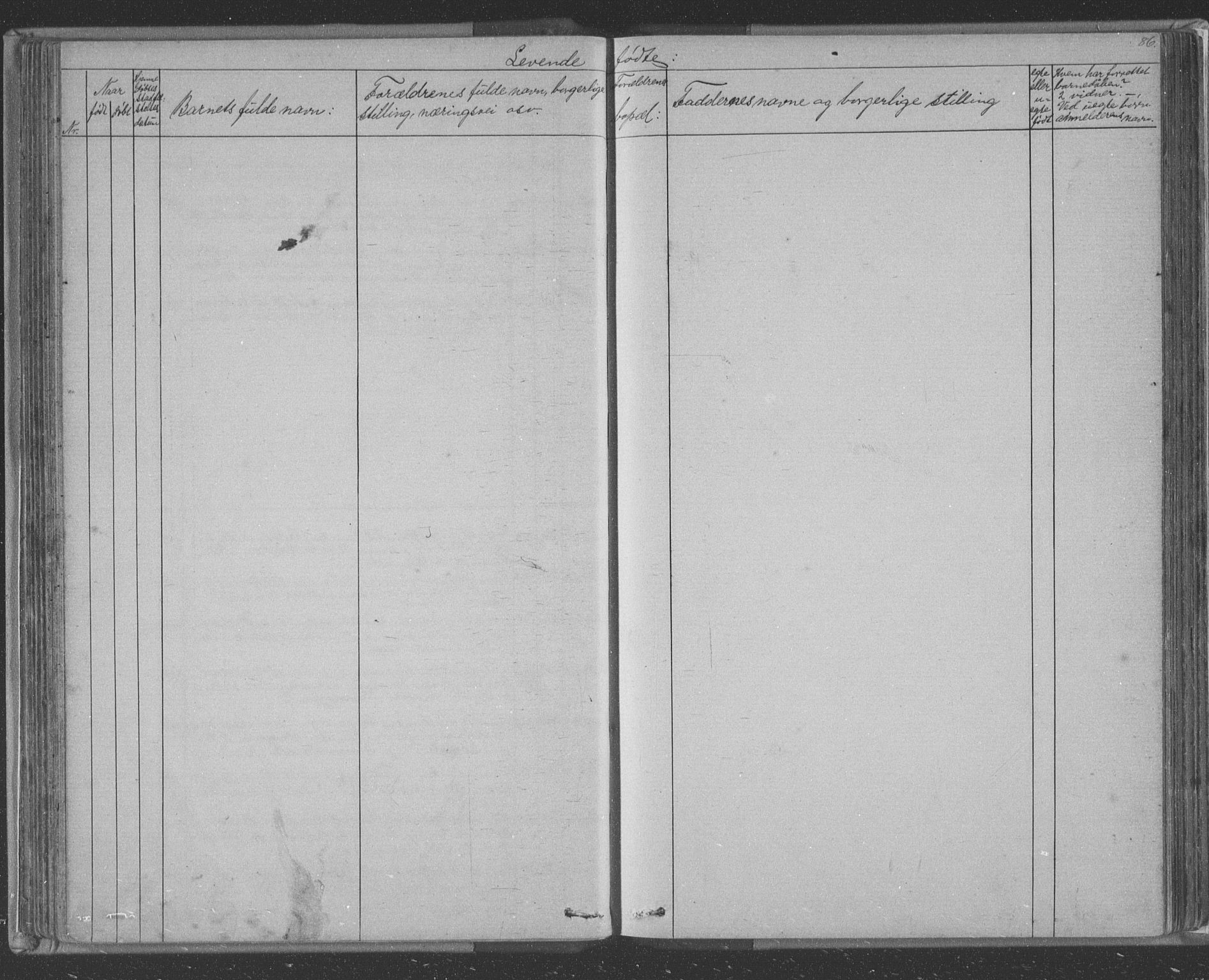 Tysnes sokneprestembete, AV/SAB-A-78601/H/Hab: Parish register (copy) no. E 2, 1875-1897, p. 86