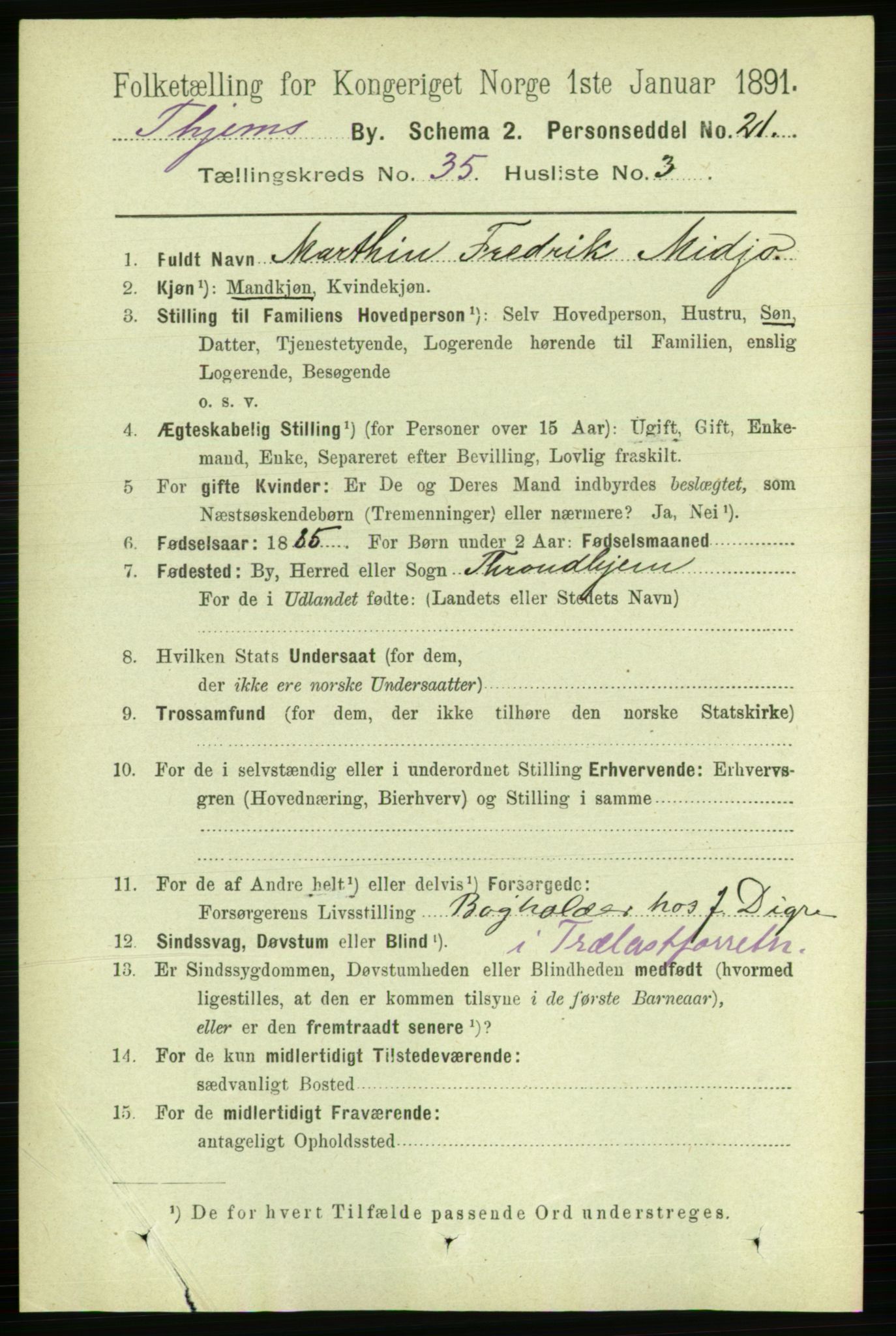 RA, 1891 census for 1601 Trondheim, 1891, p. 26291