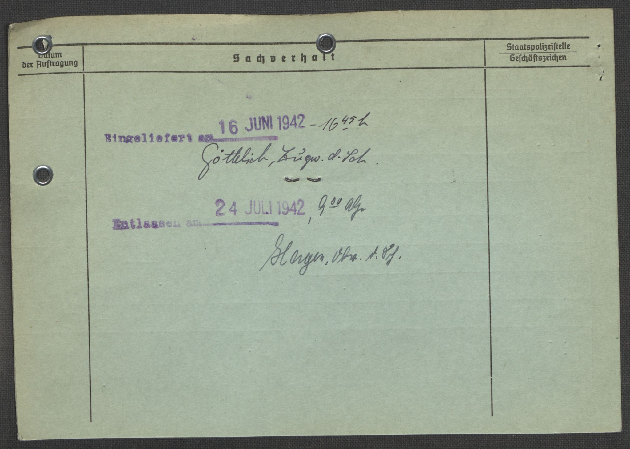 Befehlshaber der Sicherheitspolizei und des SD, RA/RAFA-5969/E/Ea/Eaa/L0010: Register over norske fanger i Møllergata 19: Sø-Å, 1940-1945, p. 551