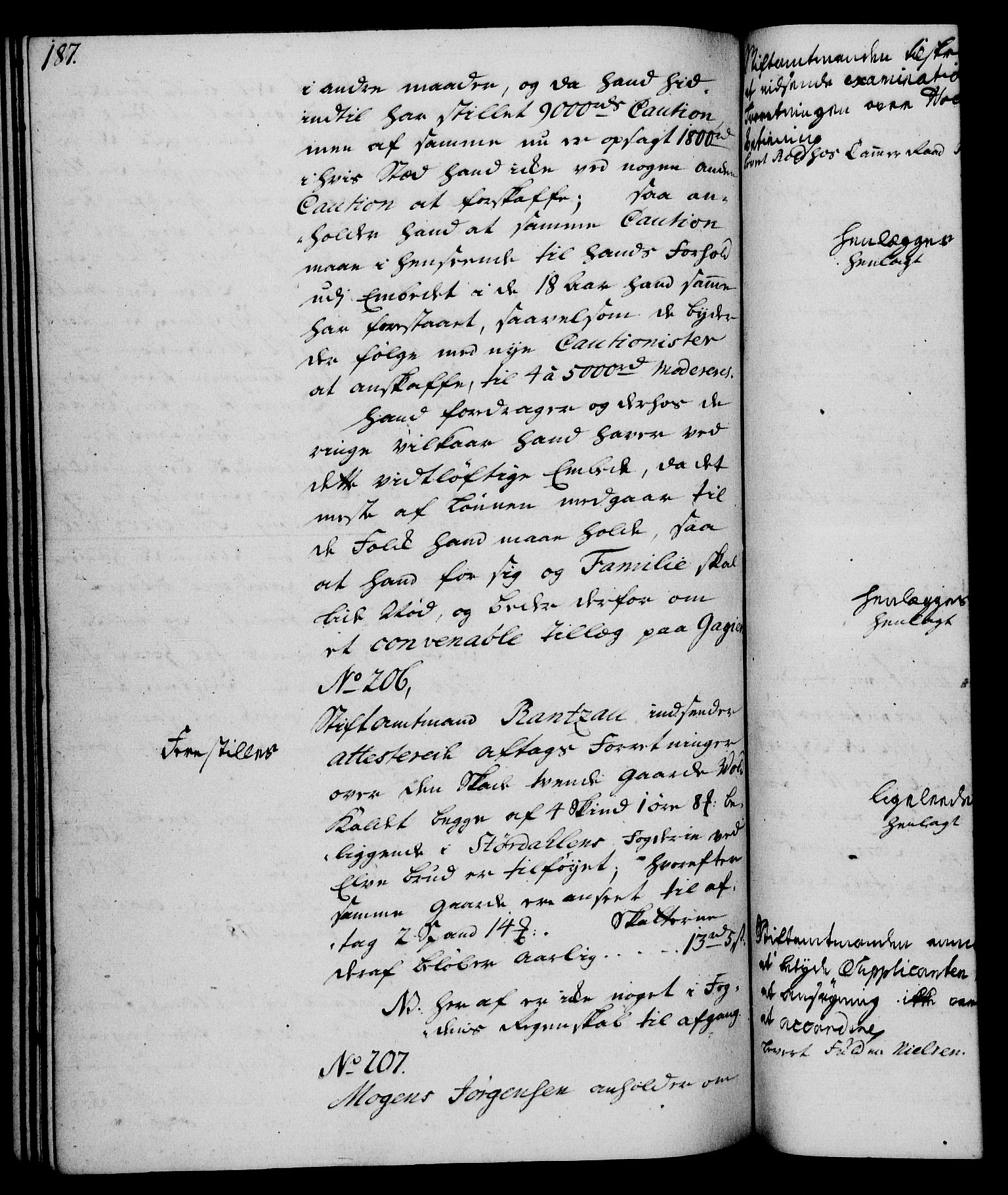 Rentekammeret, Kammerkanselliet, RA/EA-3111/G/Gh/Gha/L0029: Norsk ekstraktmemorialprotokoll (merket RK 53.74), 1748-1749, p. 187