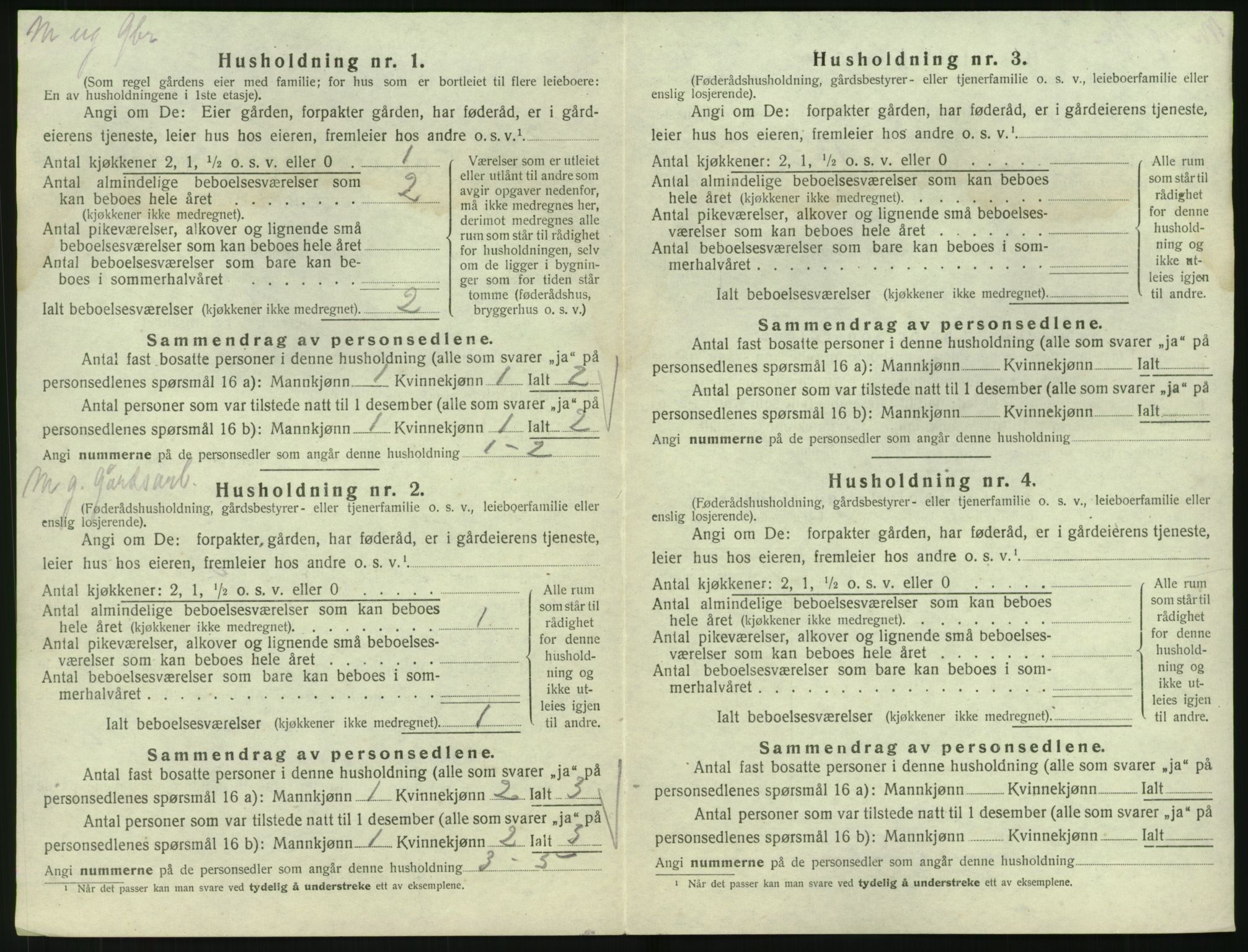 SAKO, 1920 census for Gransherad, 1920, p. 41