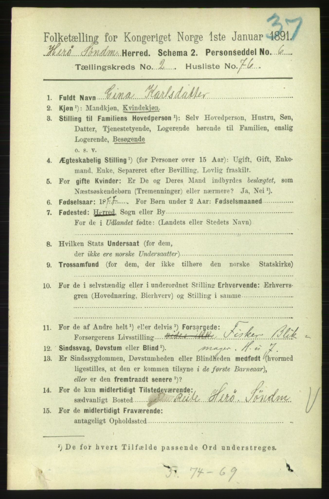 RA, 1891 census for 1515 Herøy, 1891, p. 979