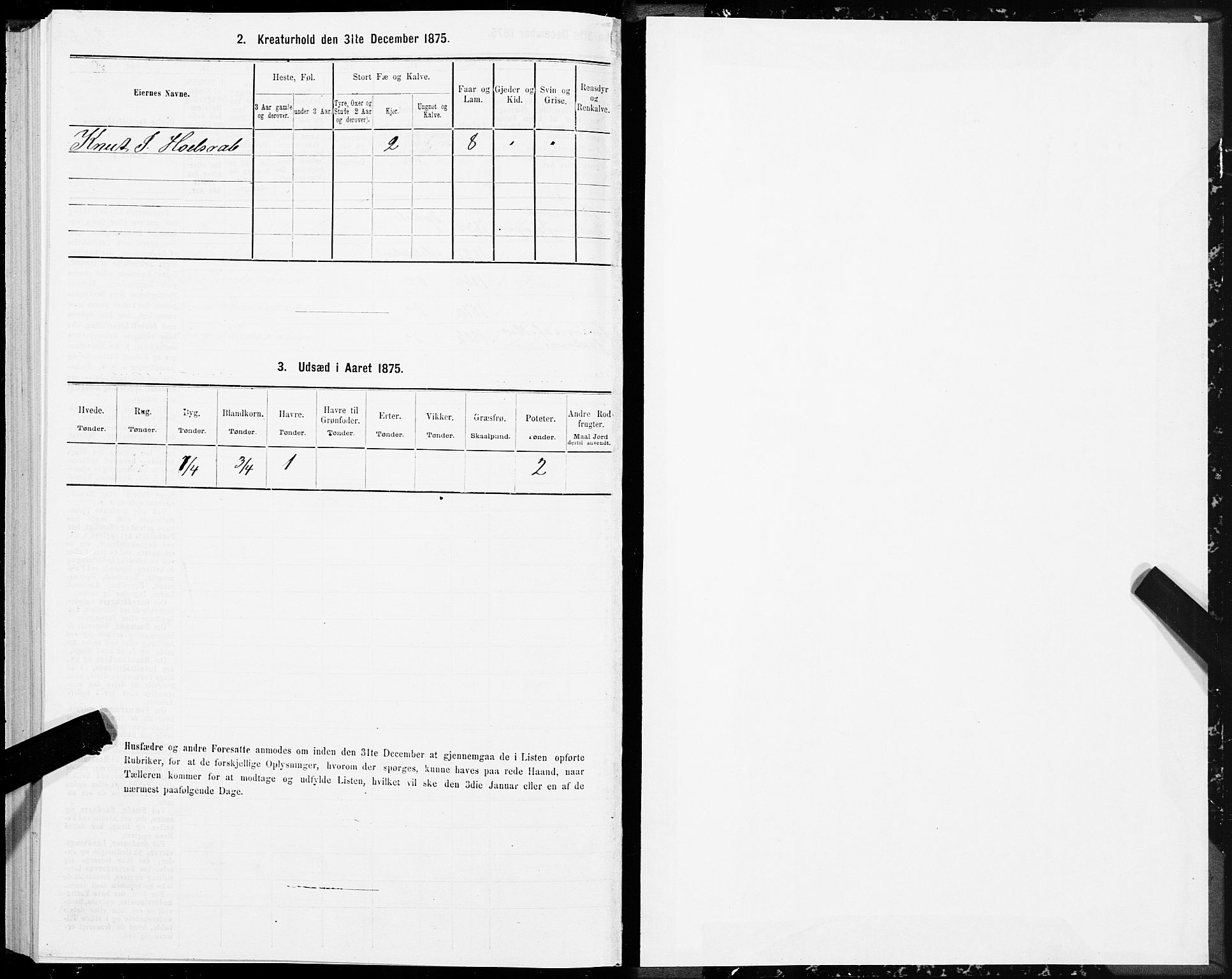 SAT, 1875 census for 1636P Meldal, 1875