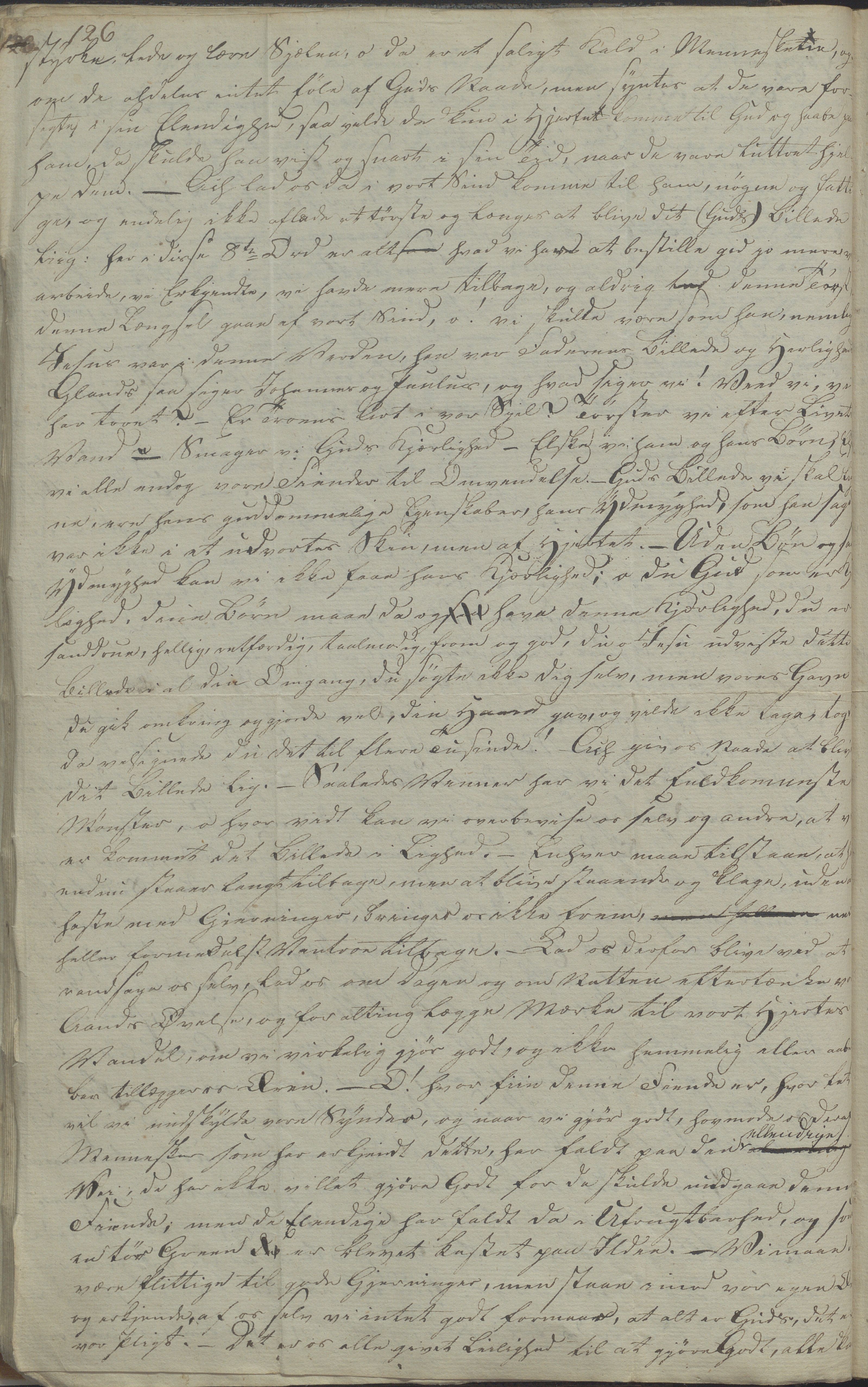 Heggtveitsamlingen, TMF/A-1007/H/L0052/0001: Innbundne brev Ms. S, med innlagt registratur / Innbundne brev Ms S. , 1801-1823, p. 126