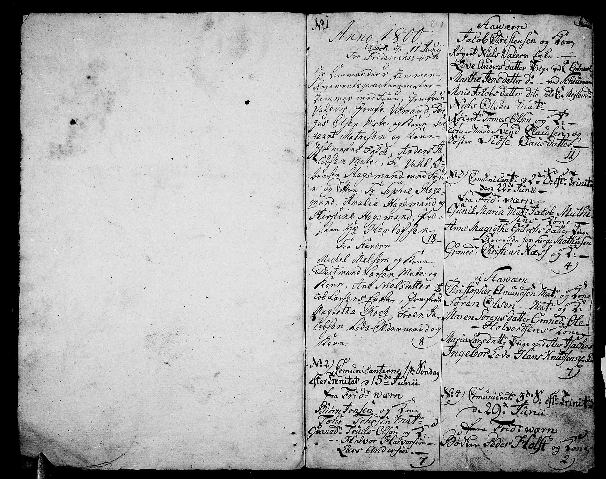 Stavern kirkebøker, SAKO/A-318/F/Fa/L0005: Parish register (official) no. 5, 1800-1816, p. 0-1