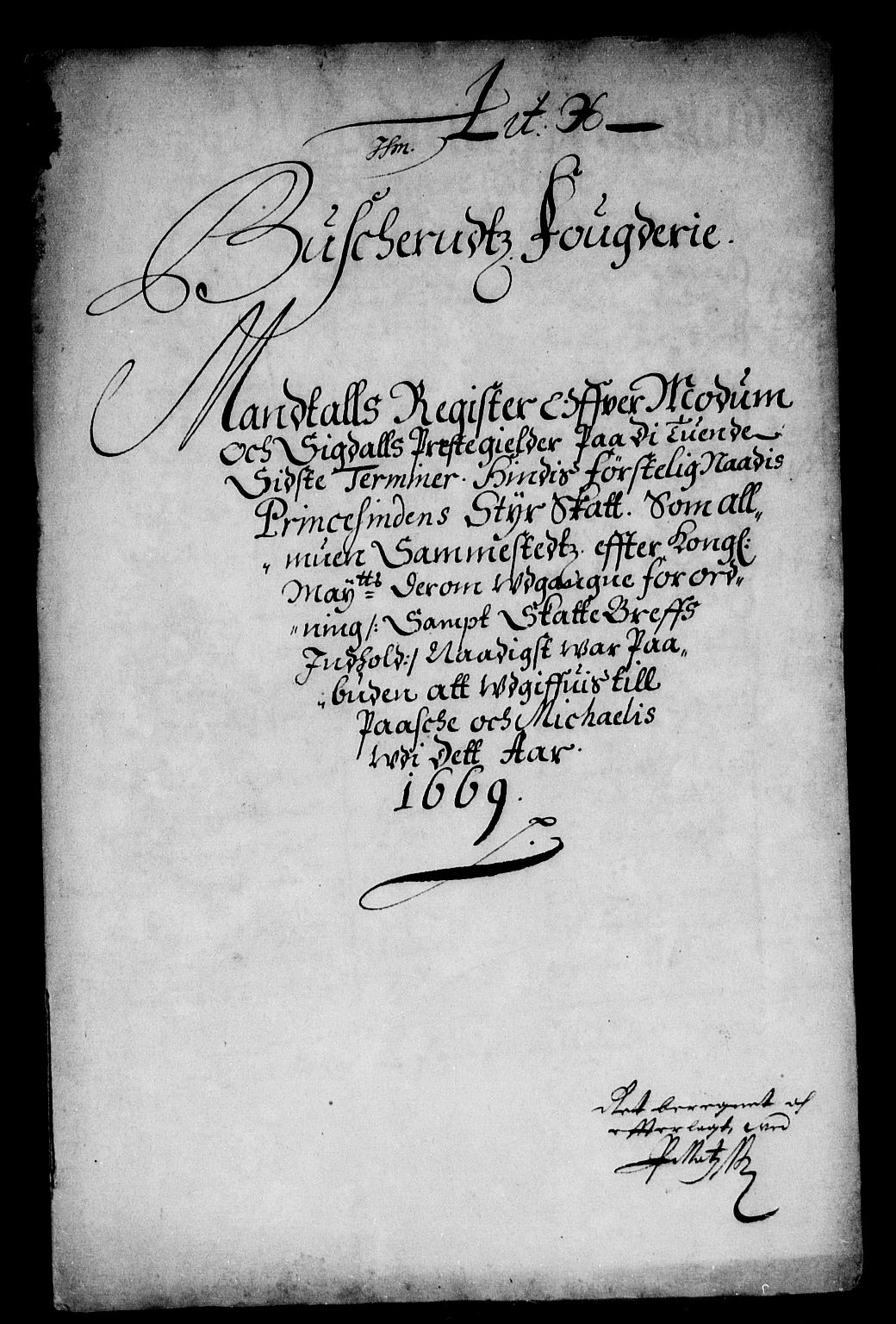 Rentekammeret inntil 1814, Reviderte regnskaper, Stiftamtstueregnskaper, Landkommissariatet på Akershus og Akershus stiftamt, AV/RA-EA-5869/R/Rb/L0066: Akershus stiftamt, 1668-1669