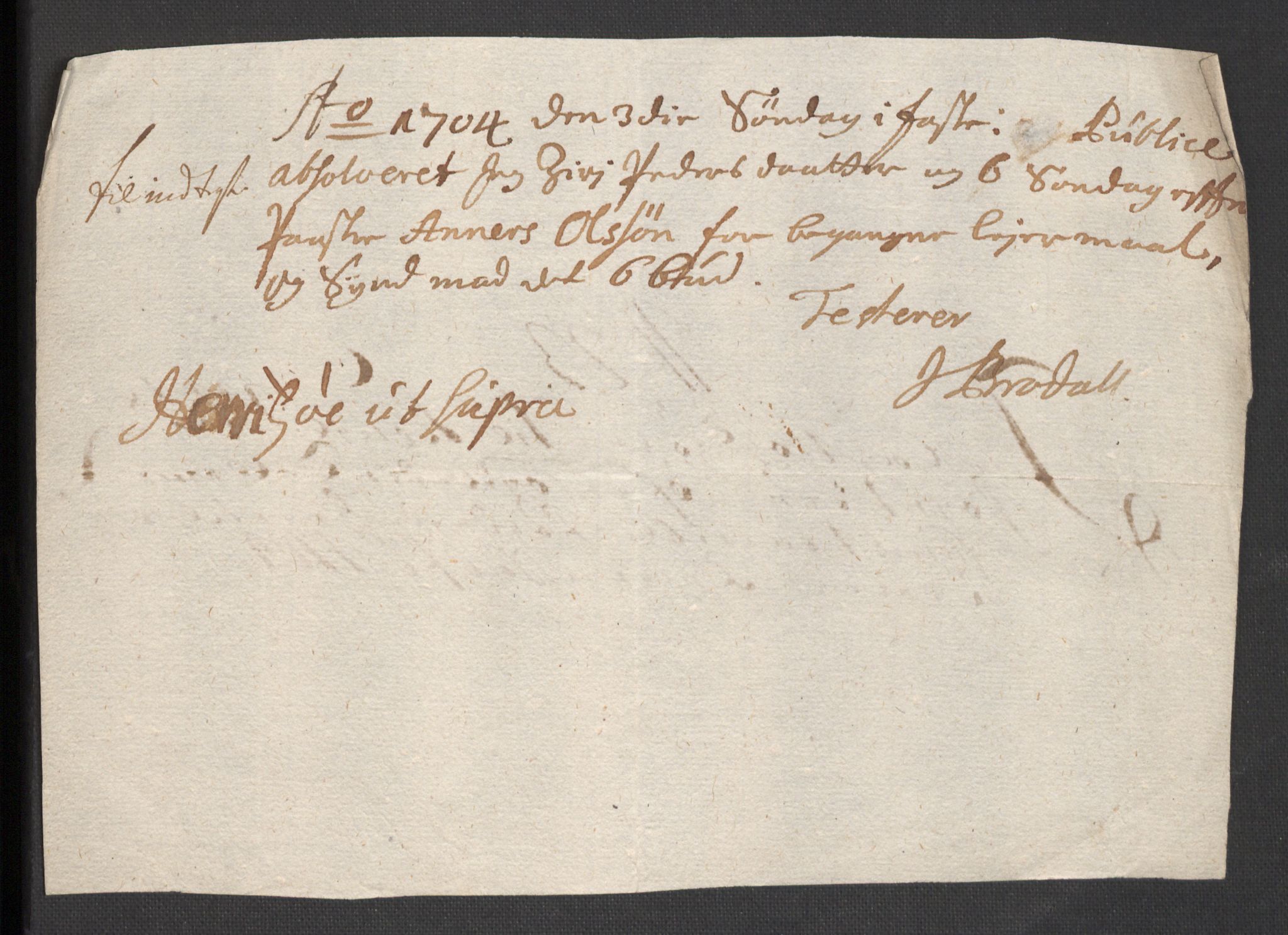 Rentekammeret inntil 1814, Reviderte regnskaper, Fogderegnskap, AV/RA-EA-4092/R36/L2112: Fogderegnskap Øvre og Nedre Telemark og Bamble, 1704, p. 51