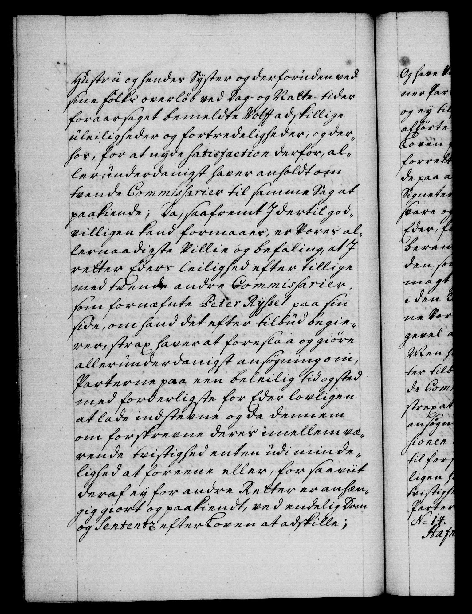 Danske Kanselli 1572-1799, AV/RA-EA-3023/F/Fc/Fca/Fcab/L0021: Norske tegnelser, 1719-1721, p. 207b