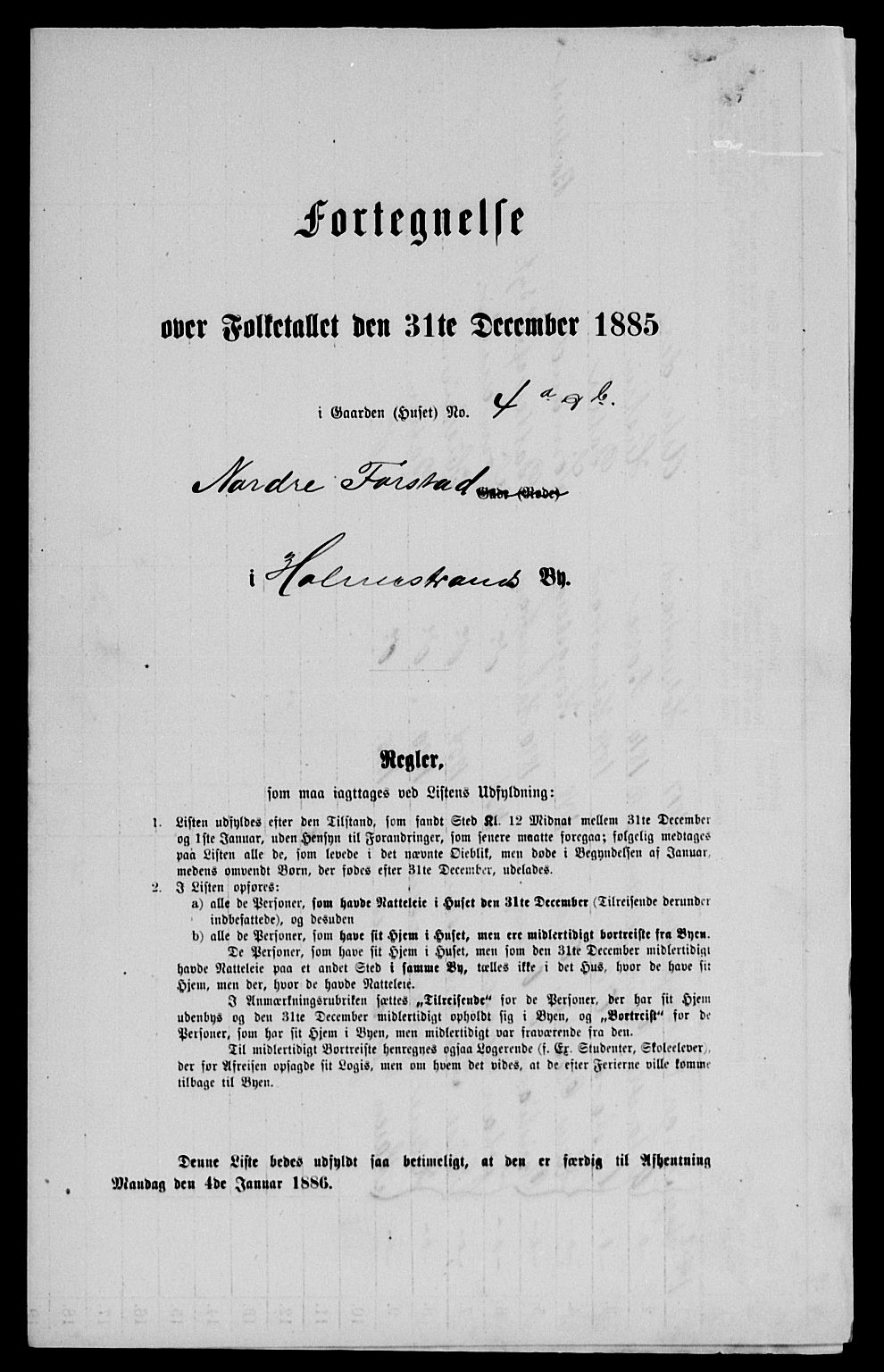 SAKO, 1885 census for 0702 Holmestrand, 1885, p. 10