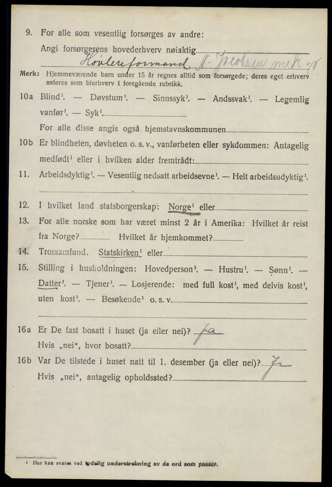 SAO, 1920 census for Onsøy, 1920, p. 6425