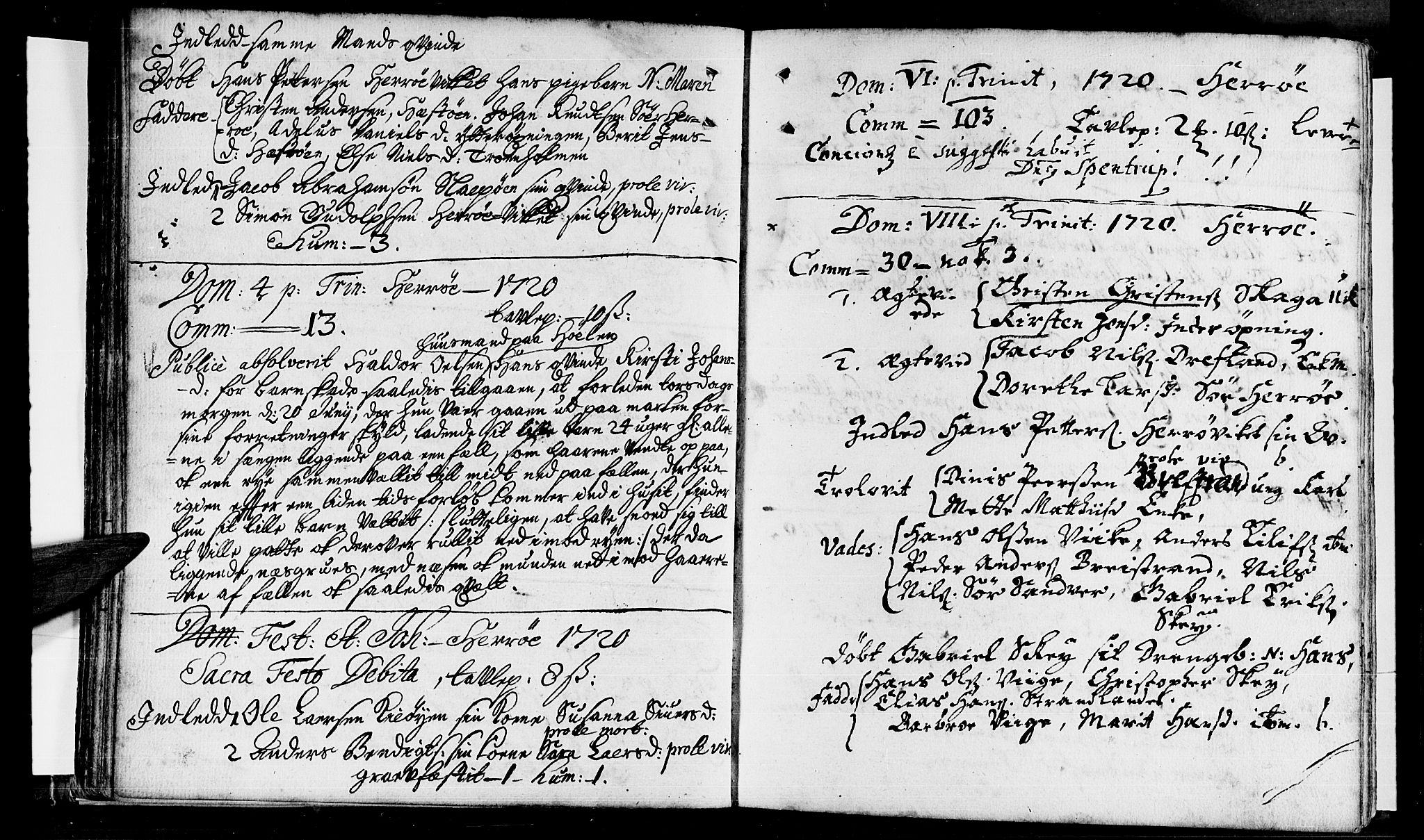 Ministerialprotokoller, klokkerbøker og fødselsregistre - Nordland, AV/SAT-A-1459/834/L0503: Parish register (official) no. 834A01, 1714-1737