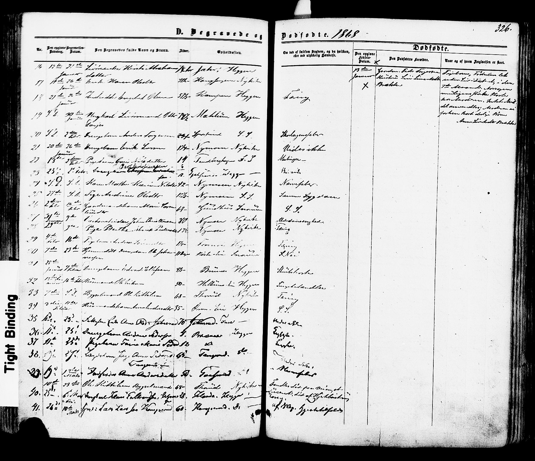 Modum kirkebøker, AV/SAKO-A-234/F/Fa/L0010: Parish register (official) no. 10, 1865-1876, p. 326