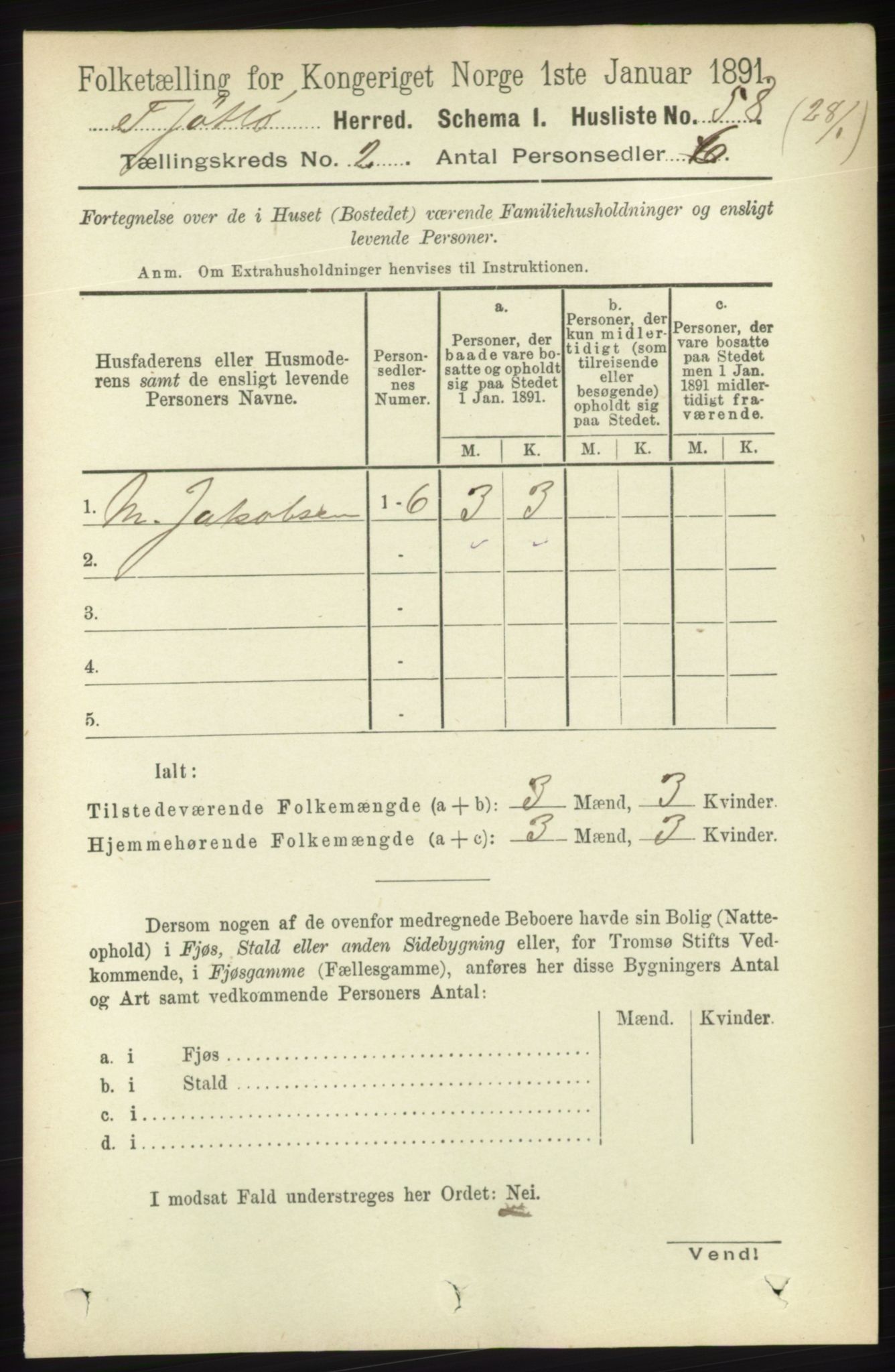 RA, 1891 census for 1817 Tjøtta, 1891, p. 882