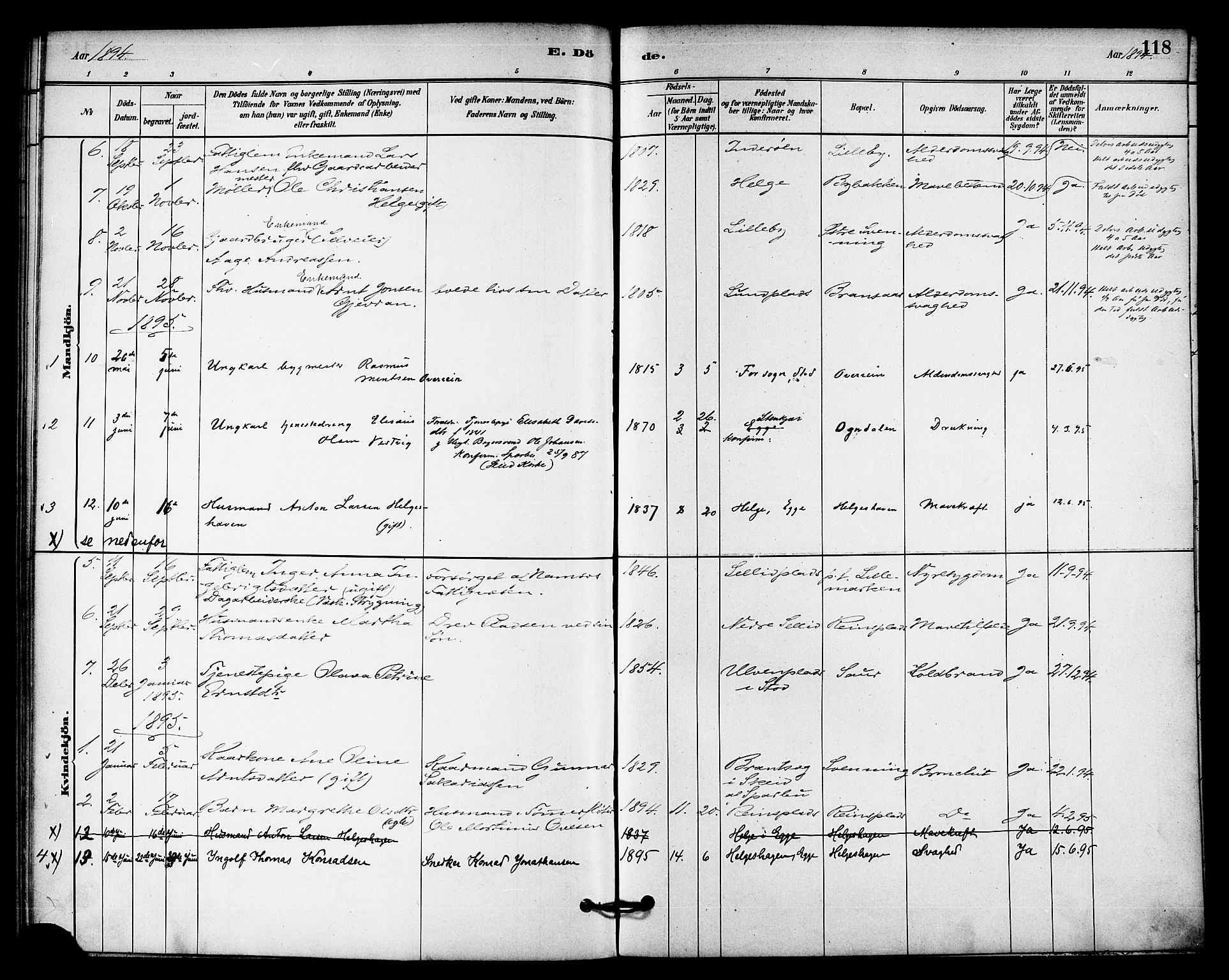 Ministerialprotokoller, klokkerbøker og fødselsregistre - Nord-Trøndelag, SAT/A-1458/740/L0378: Parish register (official) no. 740A01, 1881-1895, p. 118