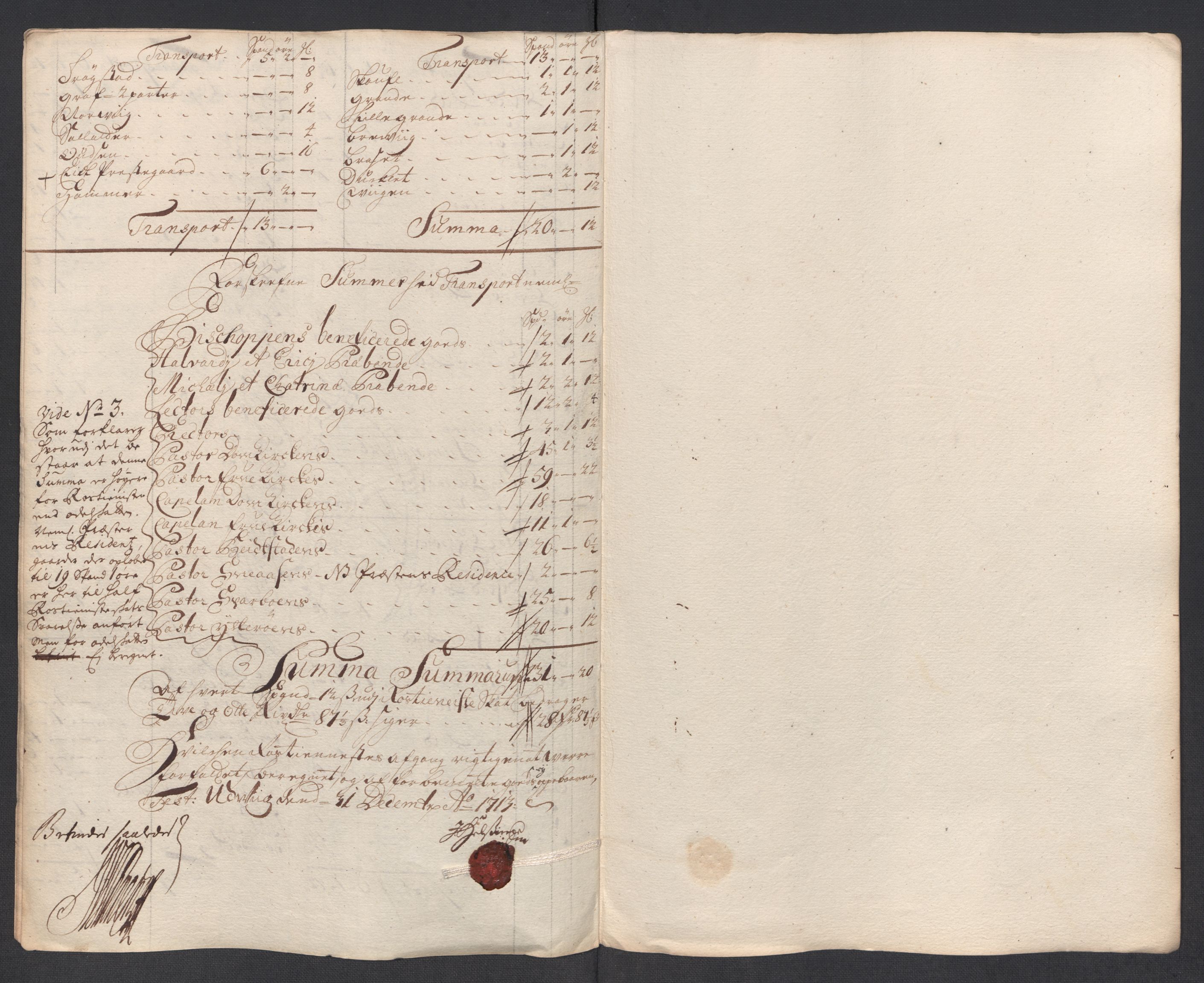 Rentekammeret inntil 1814, Reviderte regnskaper, Fogderegnskap, AV/RA-EA-4092/R63/L4321: Fogderegnskap Inderøy, 1713, p. 191