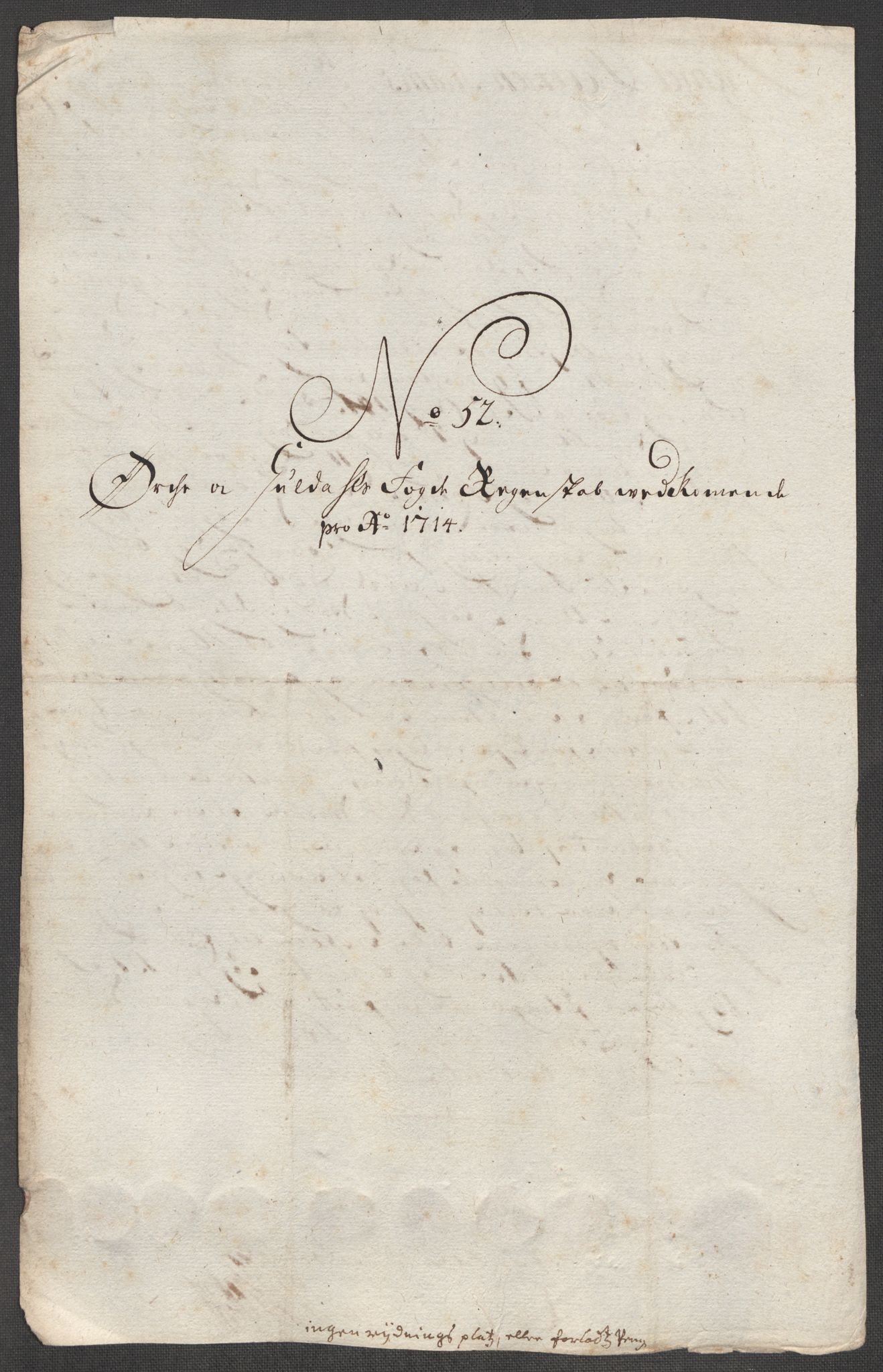 Rentekammeret inntil 1814, Reviderte regnskaper, Fogderegnskap, RA/EA-4092/R60/L3965: Fogderegnskap Orkdal og Gauldal, 1714, p. 384