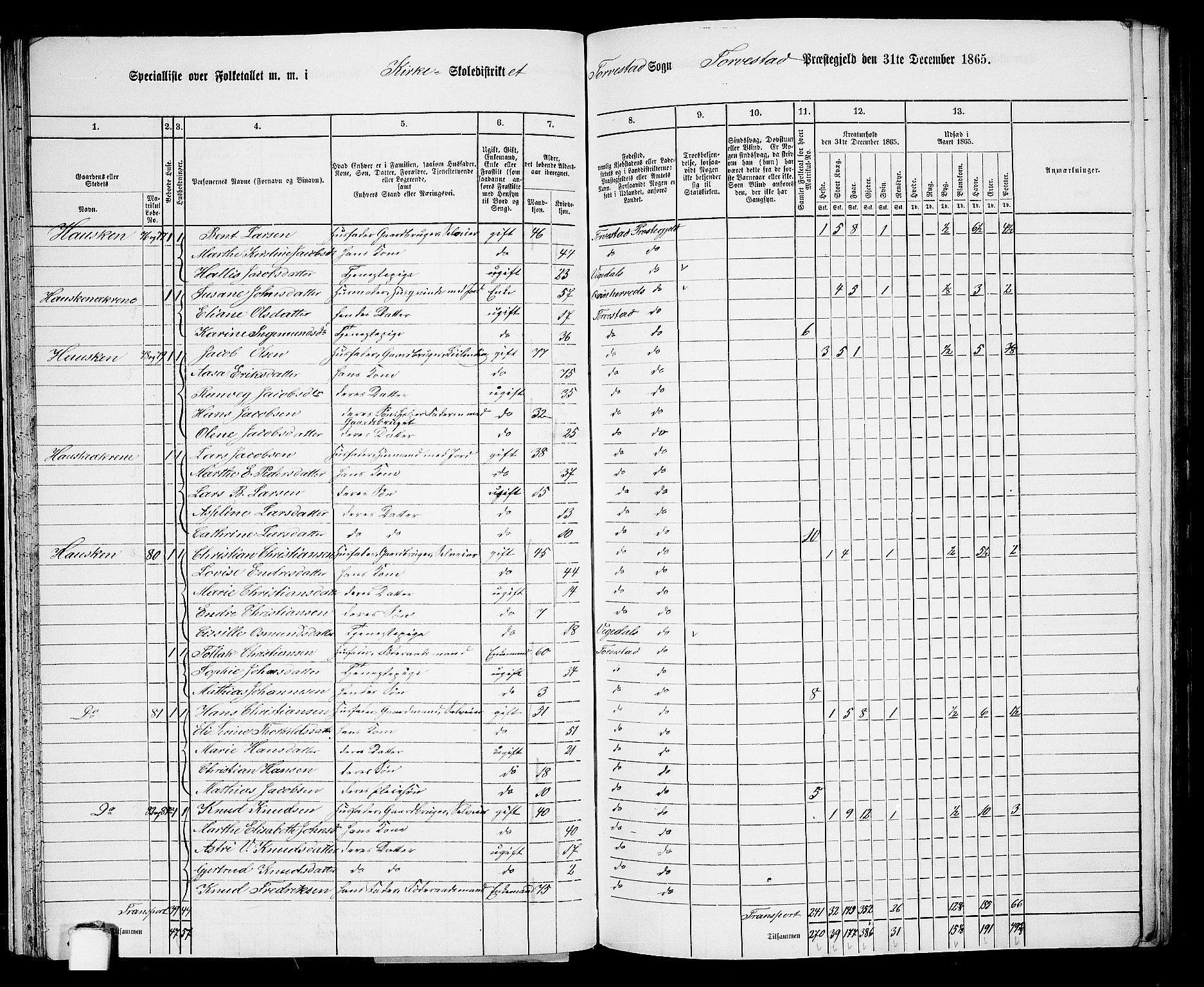 RA, 1865 census for Torvastad/Torvastad, Skåre og Utsira, 1865, p. 37