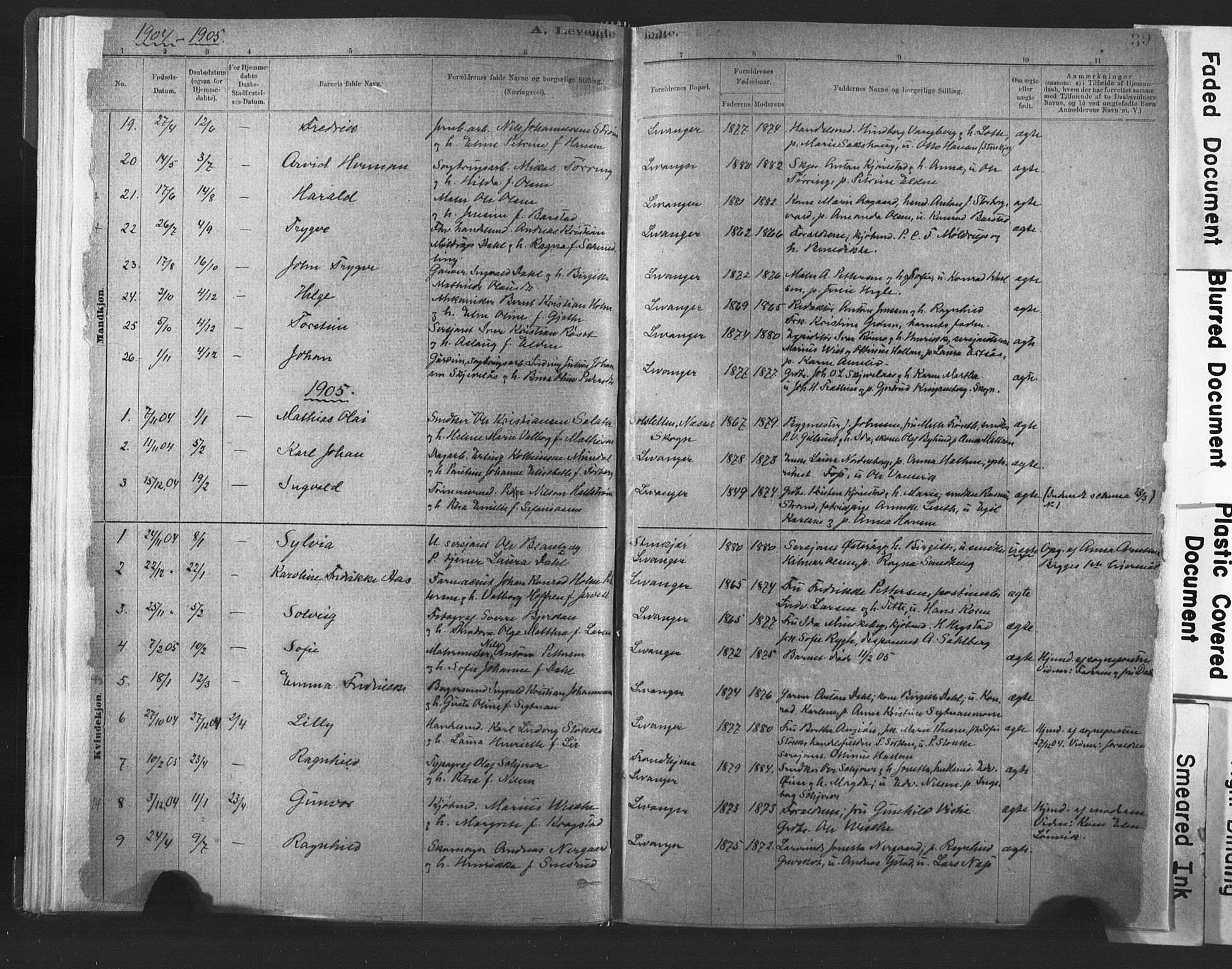 Ministerialprotokoller, klokkerbøker og fødselsregistre - Nord-Trøndelag, SAT/A-1458/720/L0189: Parish register (official) no. 720A05, 1880-1911, p. 39