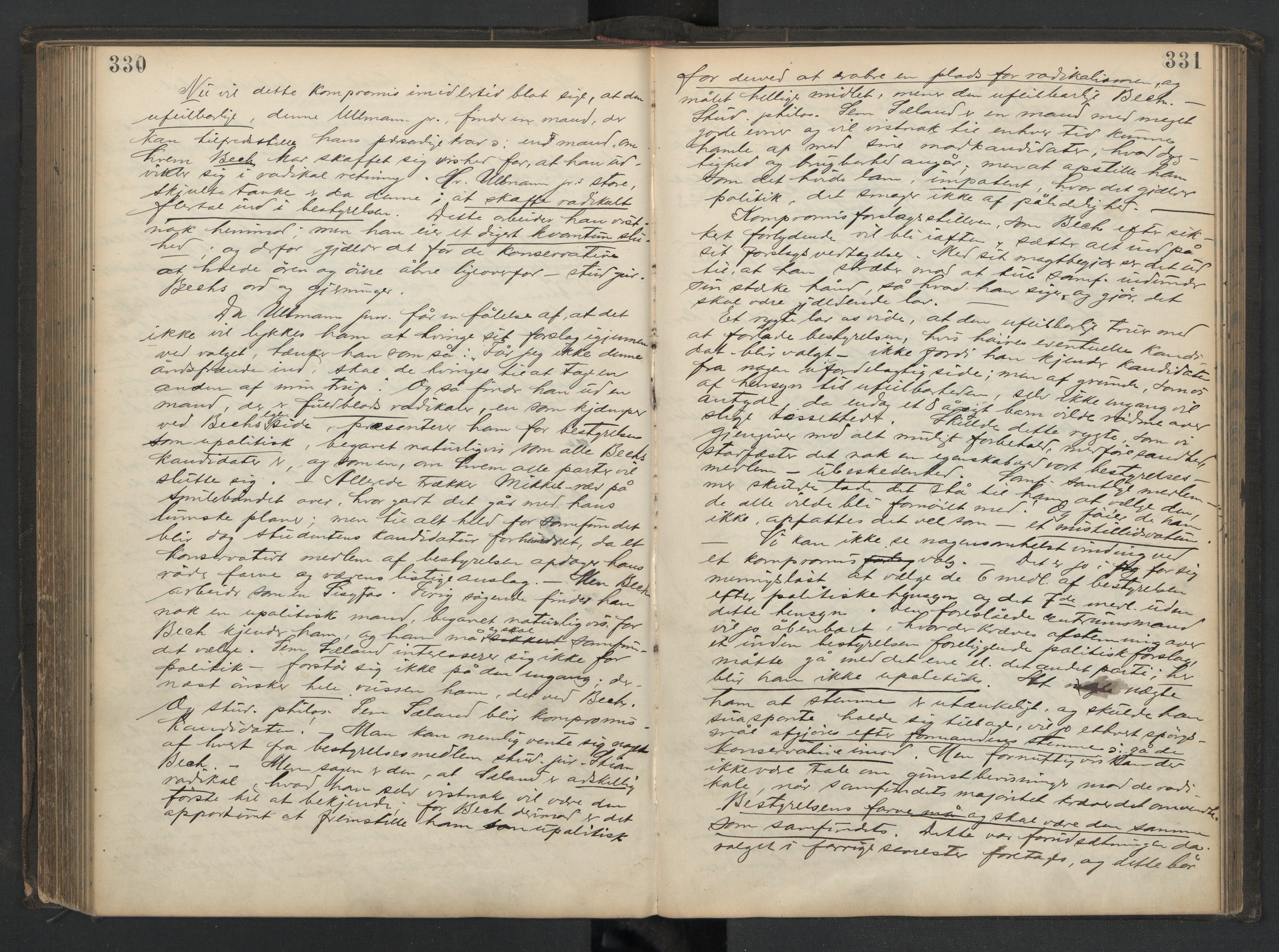 Det Norske Studentersamfund, AV/RA-PA-1322/X/Xa/L0013/0002: -- / Samfundsbladet/Studentersamfundets Avis, 1892-1895, p. 330-331