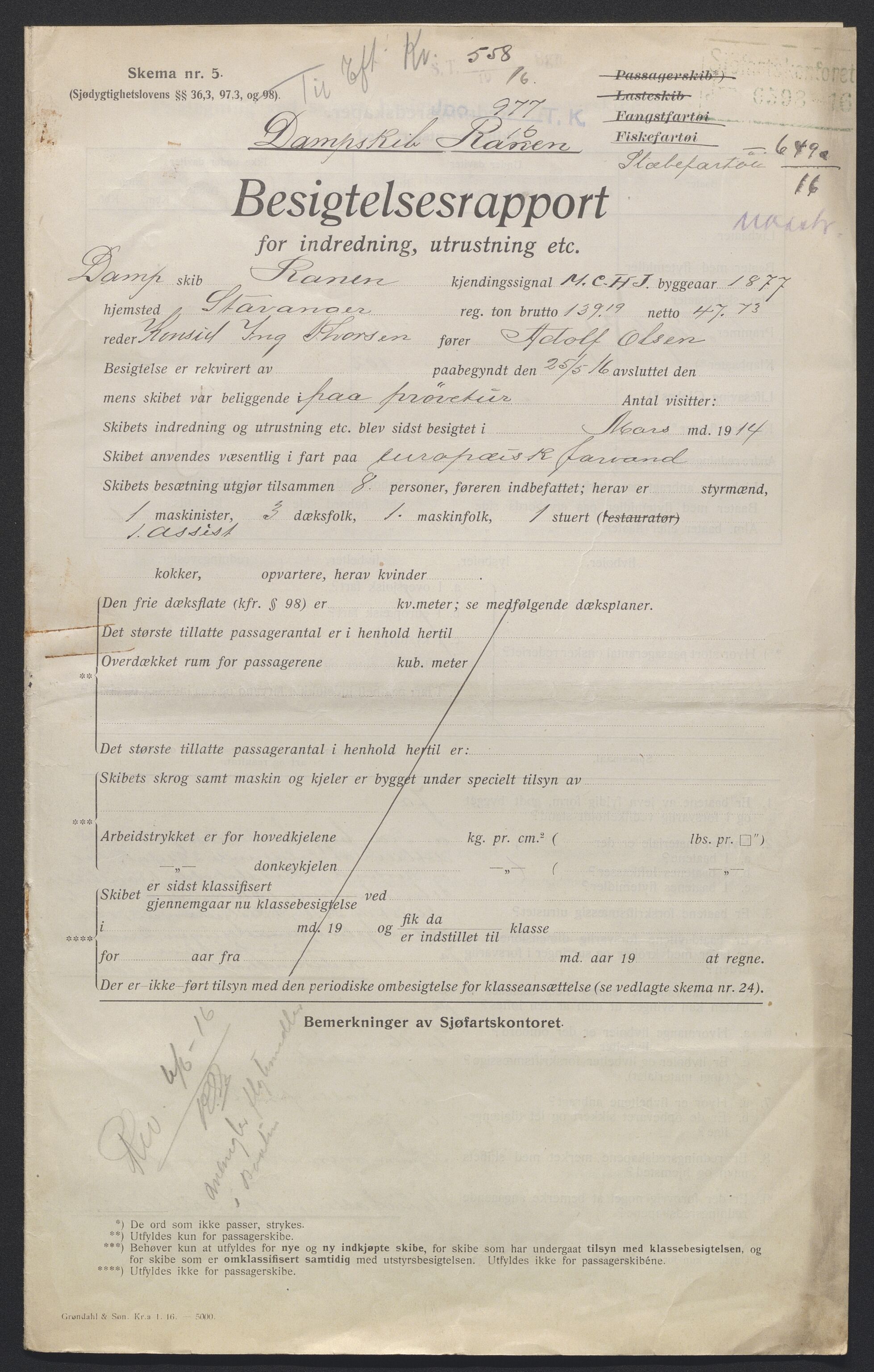 Sjøfartsdirektoratet med forløpere, skipsmapper slettede skip, AV/RA-S-4998/F/Fa/L0215: --, 1856-1924, p. 194