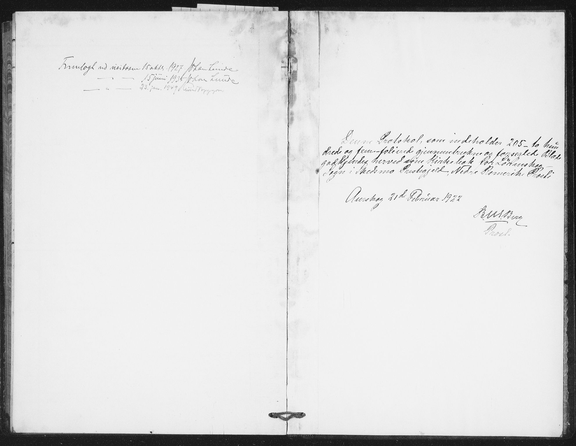 Skedsmo prestekontor Kirkebøker, SAO/A-10033a/G/Gb/L0004: Parish register (copy) no. II 4, 1922-1943