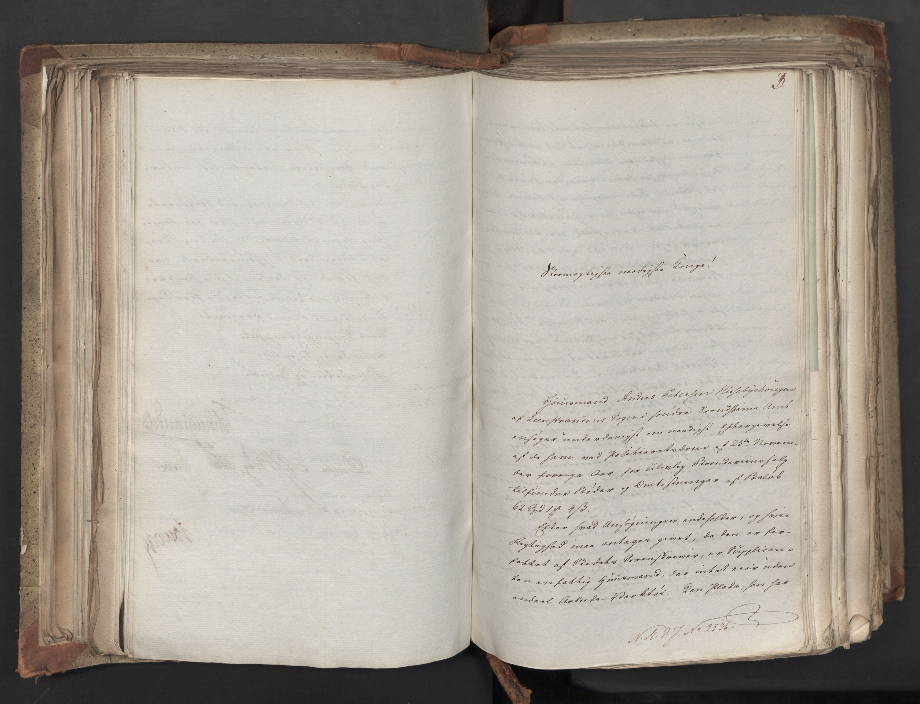 Statsrådsavdelingen i Stockholm, AV/RA-S-1003/D/Da/L0042: Regjeringsinnstillinger nr. 2467-2705, 1825, p. 207